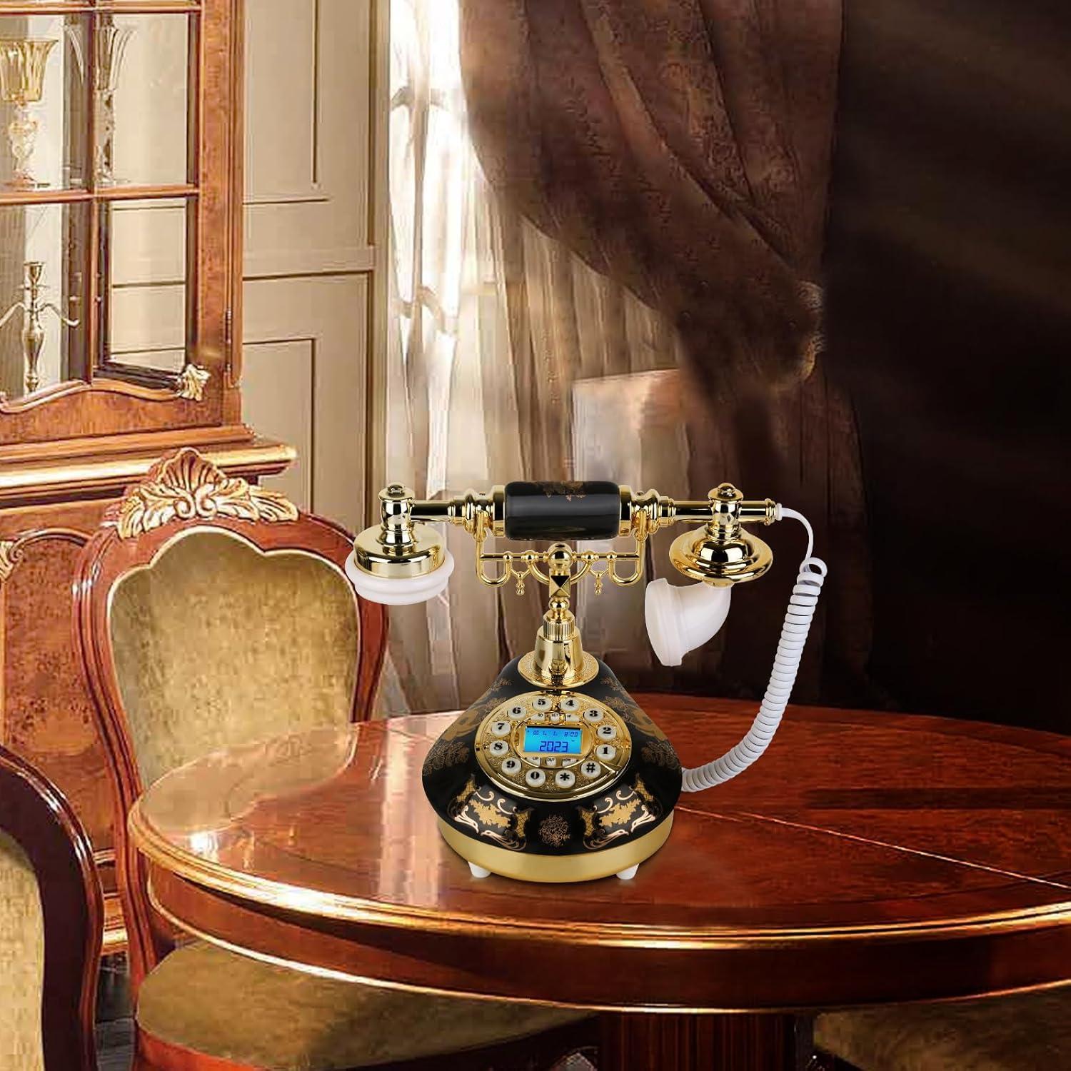 Teléfono Antiguo Retro Sangyn con Pantalla LCD y Cable 0.86kg