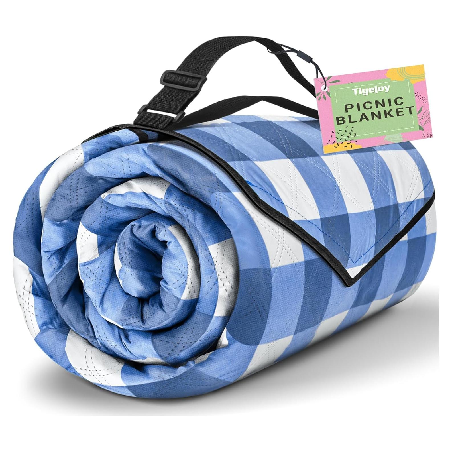 Manta de Picnic Plegable TigeJoy Impermeable 2.03m x 1.52m