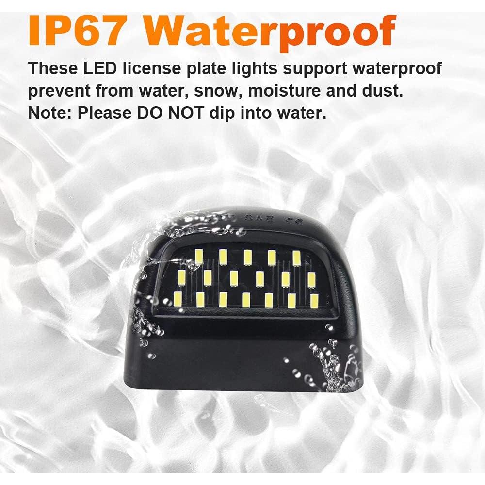 Luces de Placa de Licencia LED Bestview 6000K para Chevy/GMC