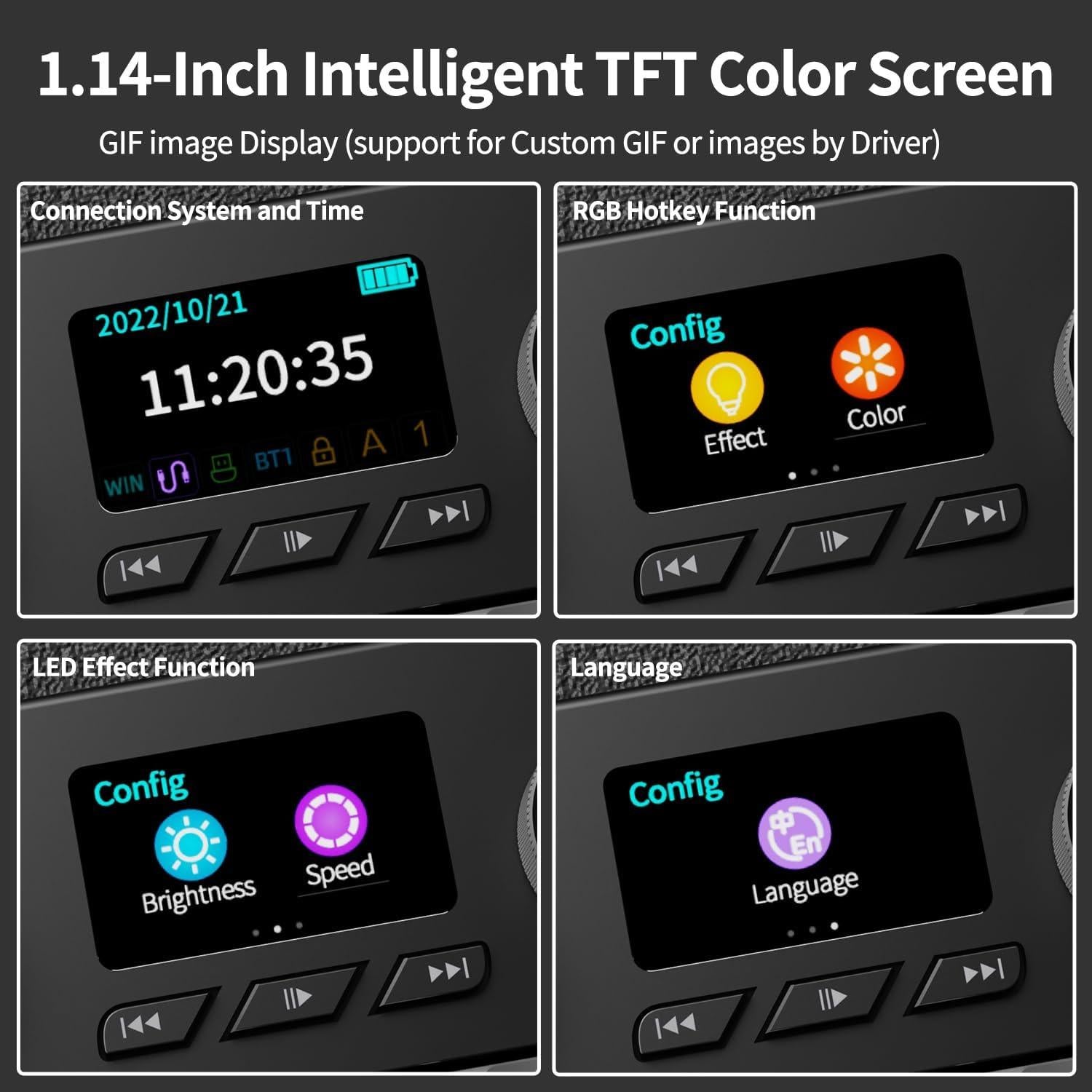 Teclado Mecánico Gaming DAIDAI AK35I V3 Hot Swap RGB 8000mAh