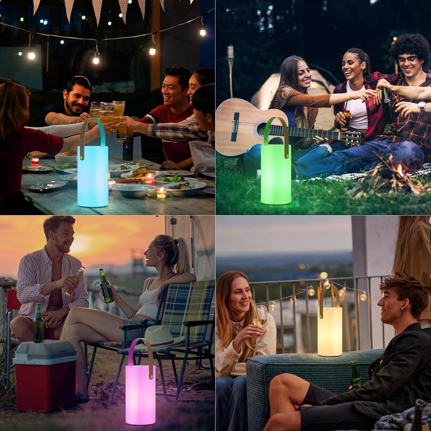 Lámpara de Mesa Solar uuffoo PBG-1427 LED Recargable IP44