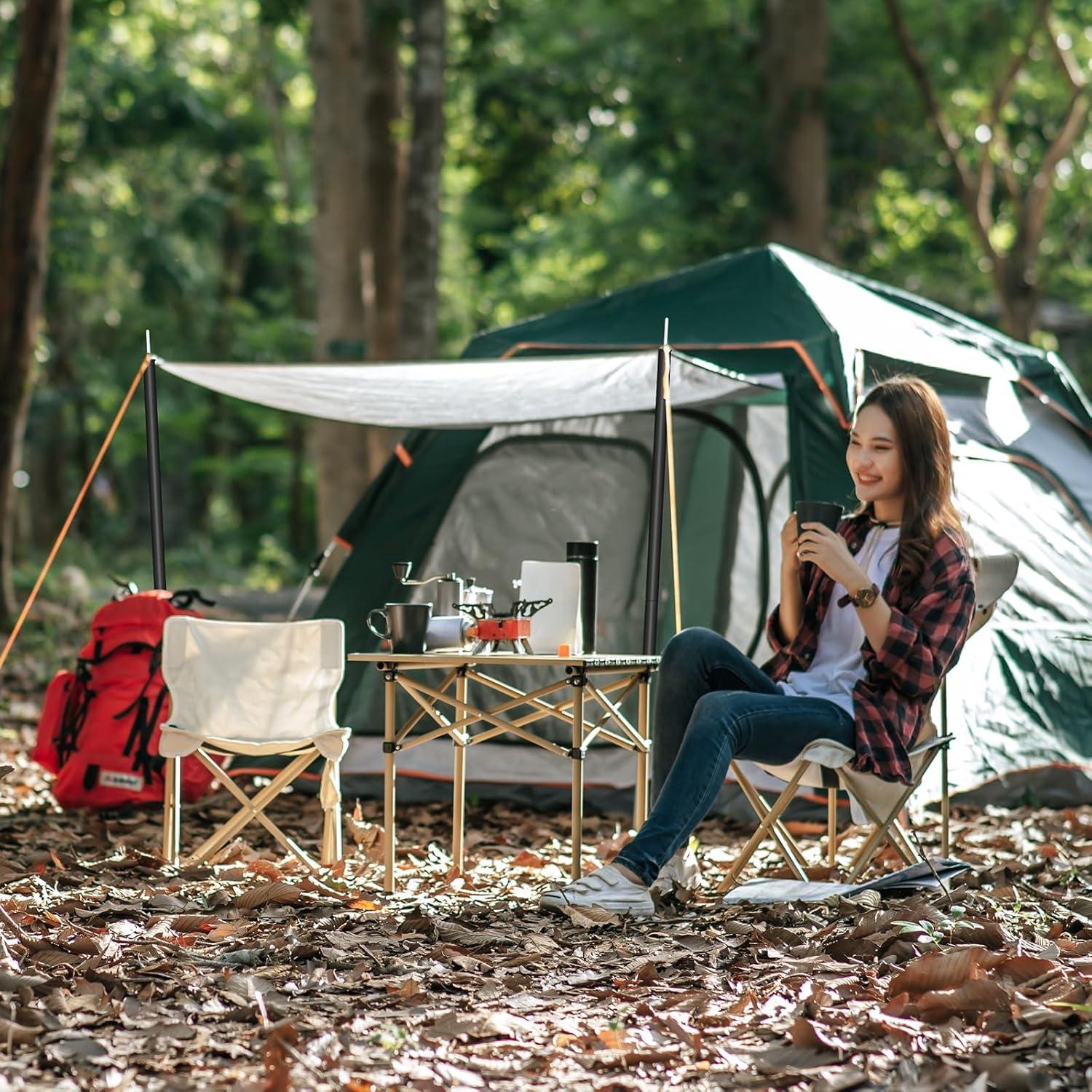 Postes Telescópicos Ajustables SAN LIKE para Tienda Camping
