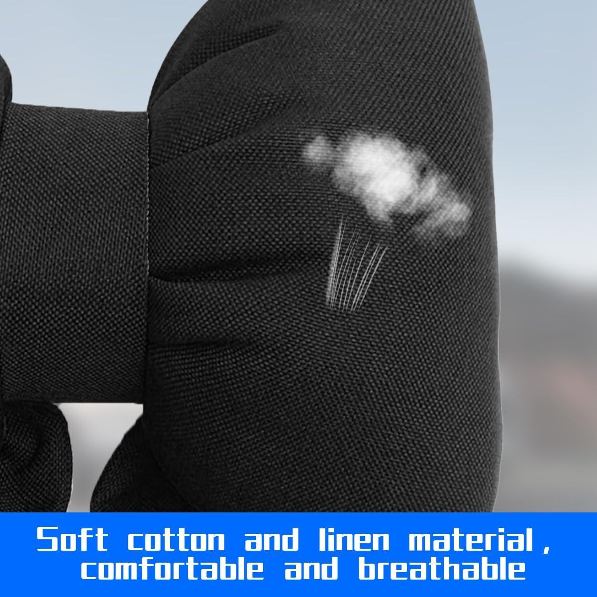 Almohada para Reposacabezas de Coche Bittwee Negra 38x25cm