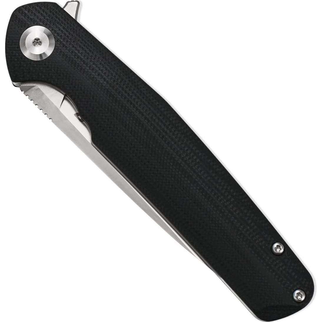 Cuchillo Plegable Sitivien ST102 Acero D2 Mango G10 Negro