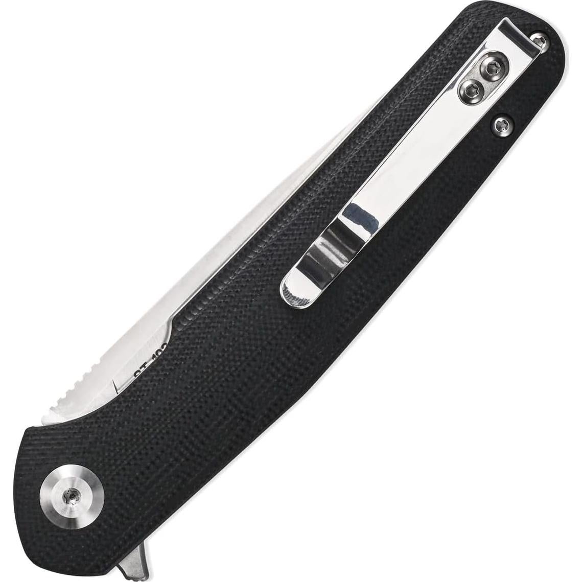 Cuchillo Plegable Sitivien ST102 Acero D2 Mango G10 Negro