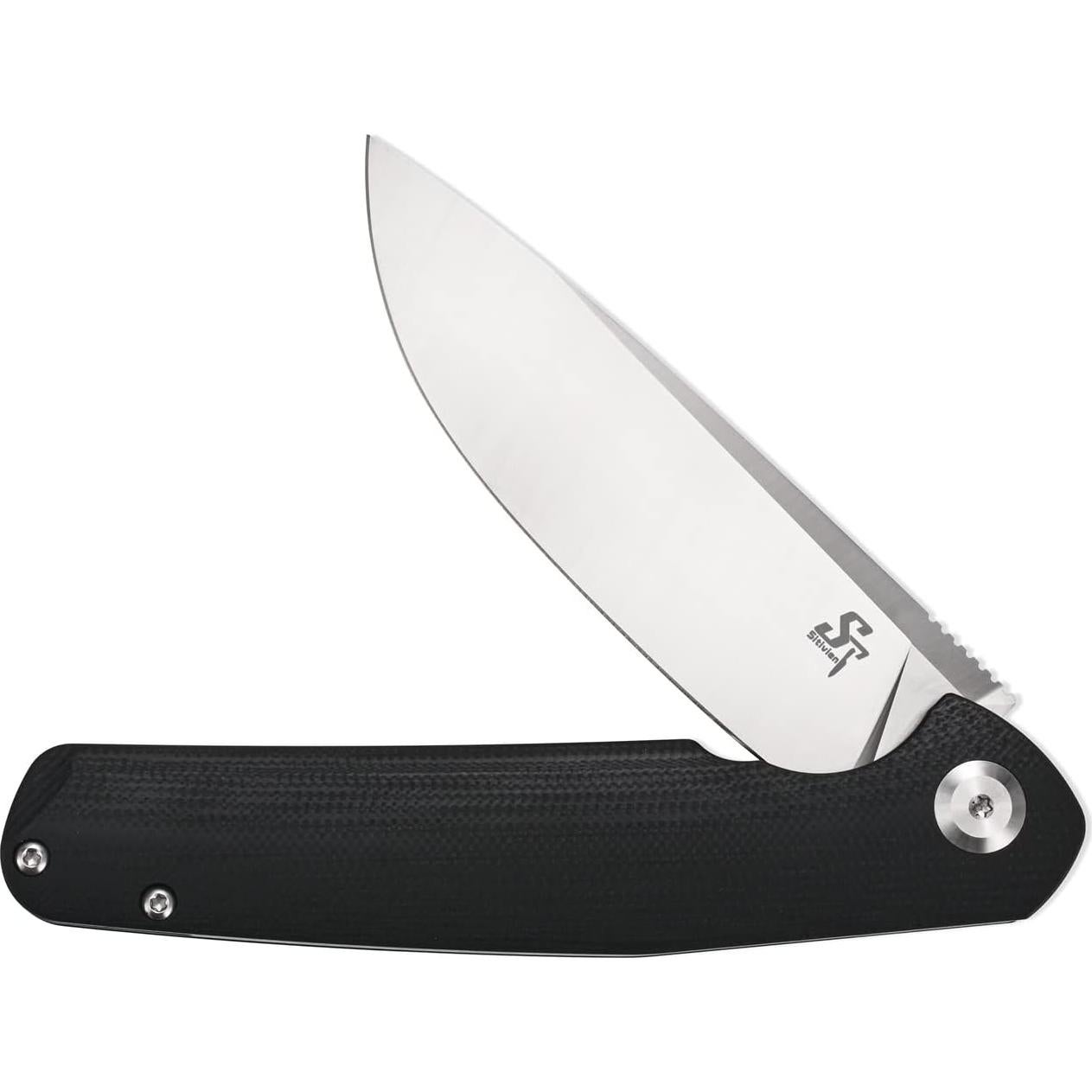Cuchillo Plegable Sitivien ST102 Acero D2 Mango G10 Negro