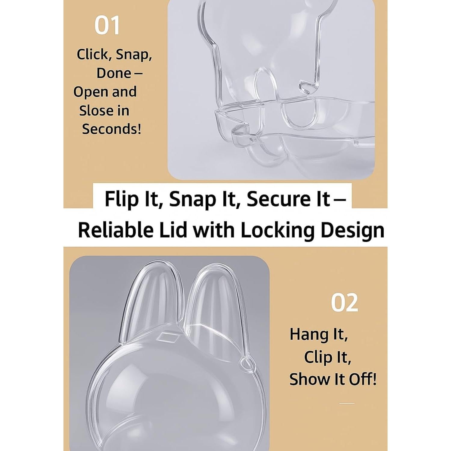 Funda Protectora HOWGOODY para Figuras de Pie 1:1 - Acrílico Claro