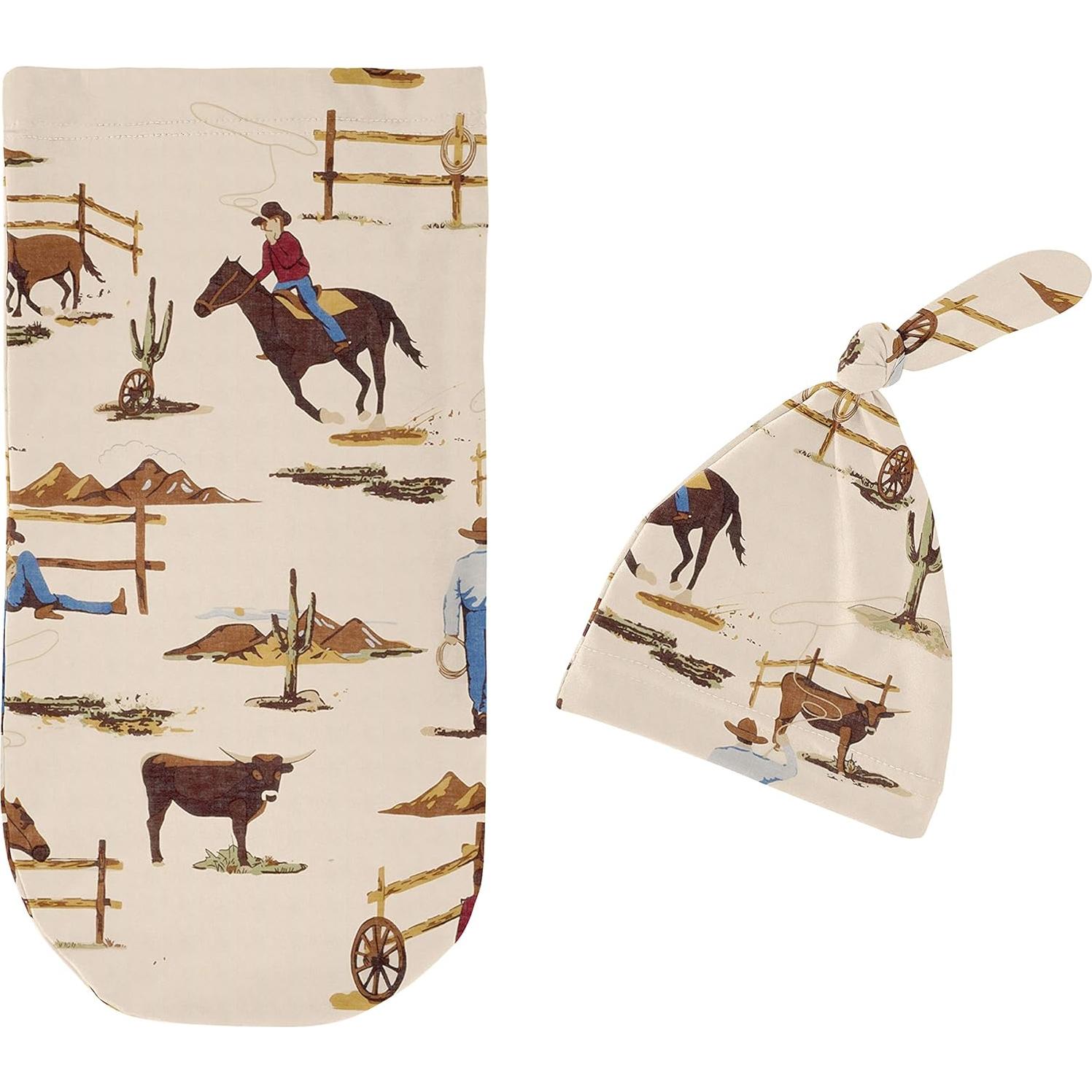 Conjunto Capullo y Sombrero Beanie Sweet Jojo Designs Vaquero