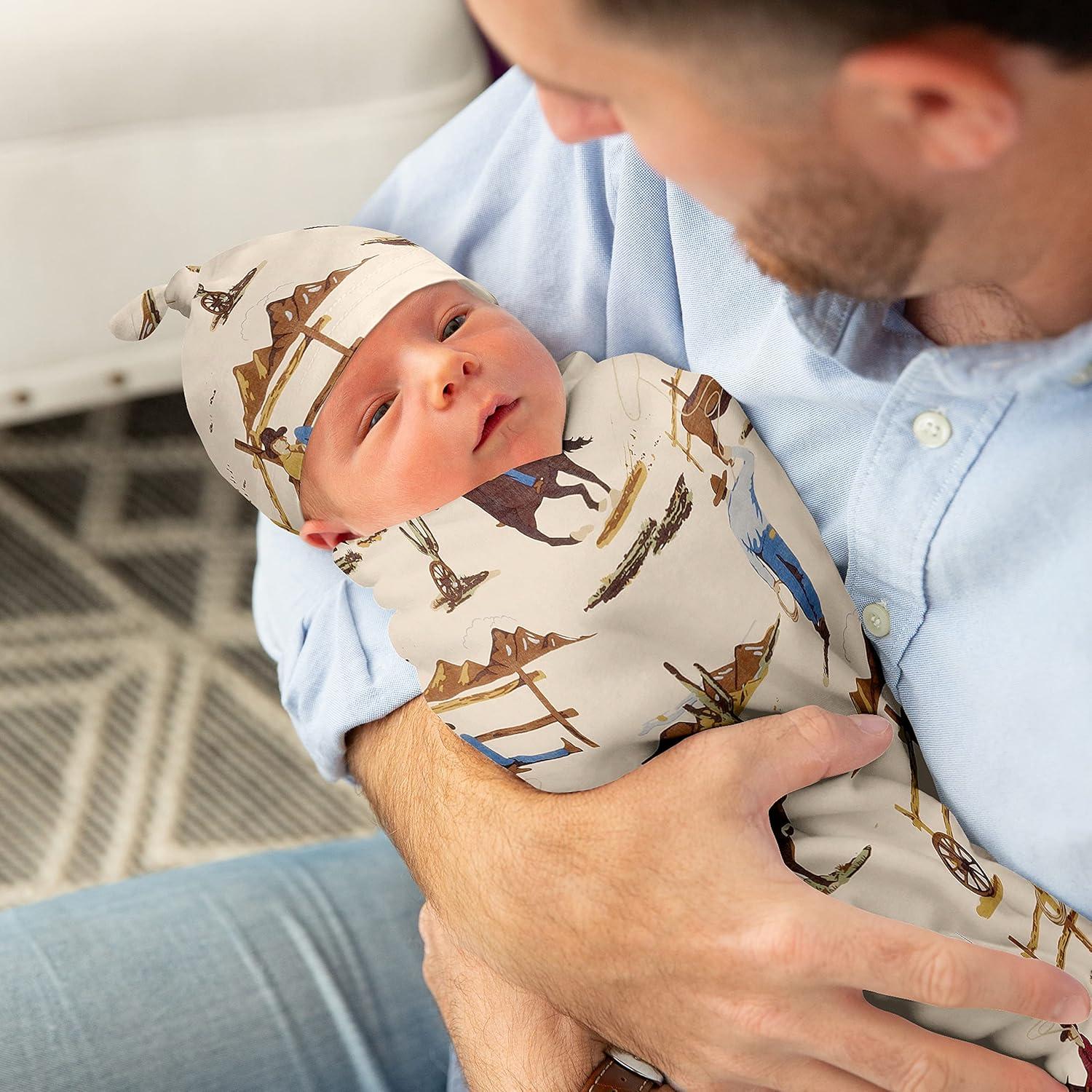Conjunto Capullo y Sombrero Beanie Sweet Jojo Designs Vaquero