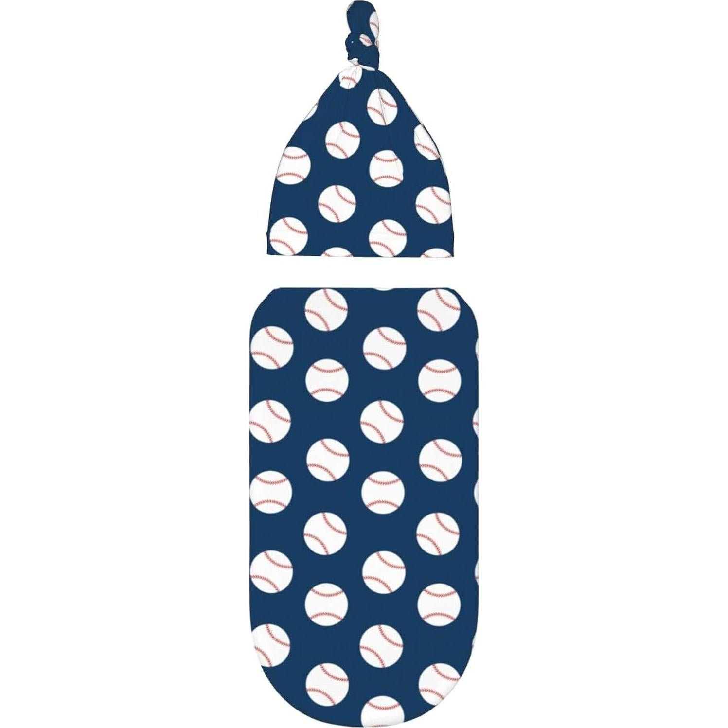 Manta de Envoltura para Bebés Broiteid Béisbol 29x53 cm