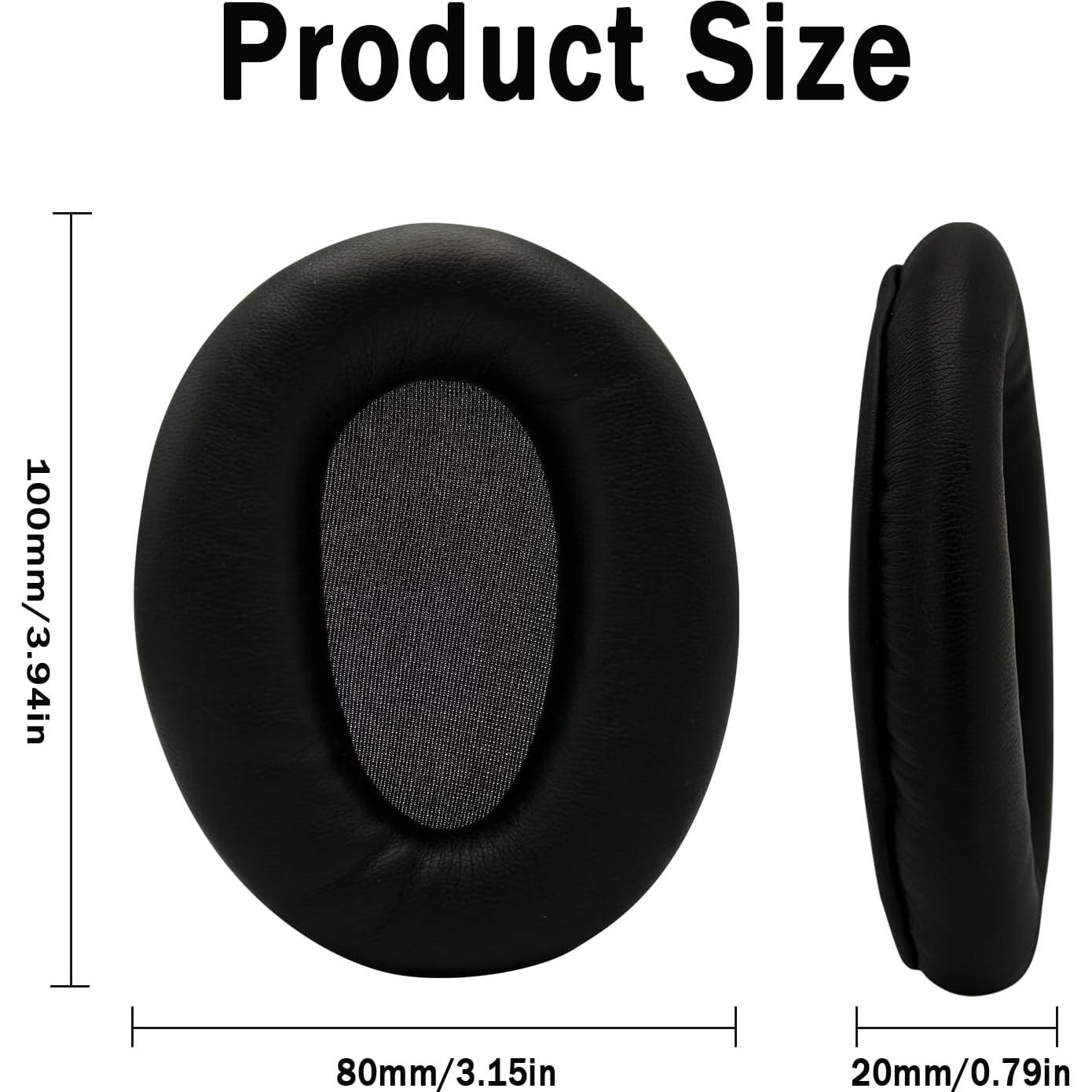 Almohadillas de Repuesto Niukeke para Auriculares Sony WH-CH700N/WH-CH710N/WH-CH720N - Negro