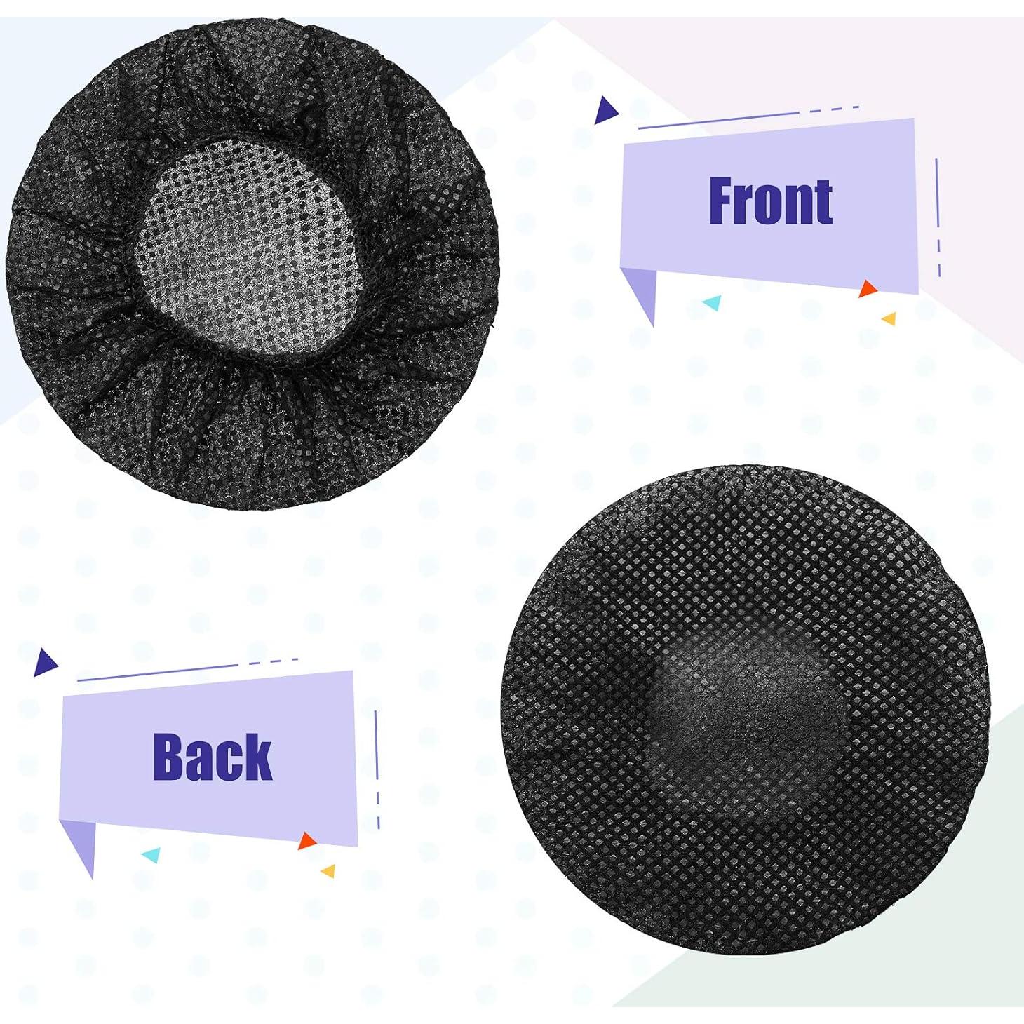 Cubiertas Desechables para Auriculares BBTO 200 Piezas 6.5 cm Negro