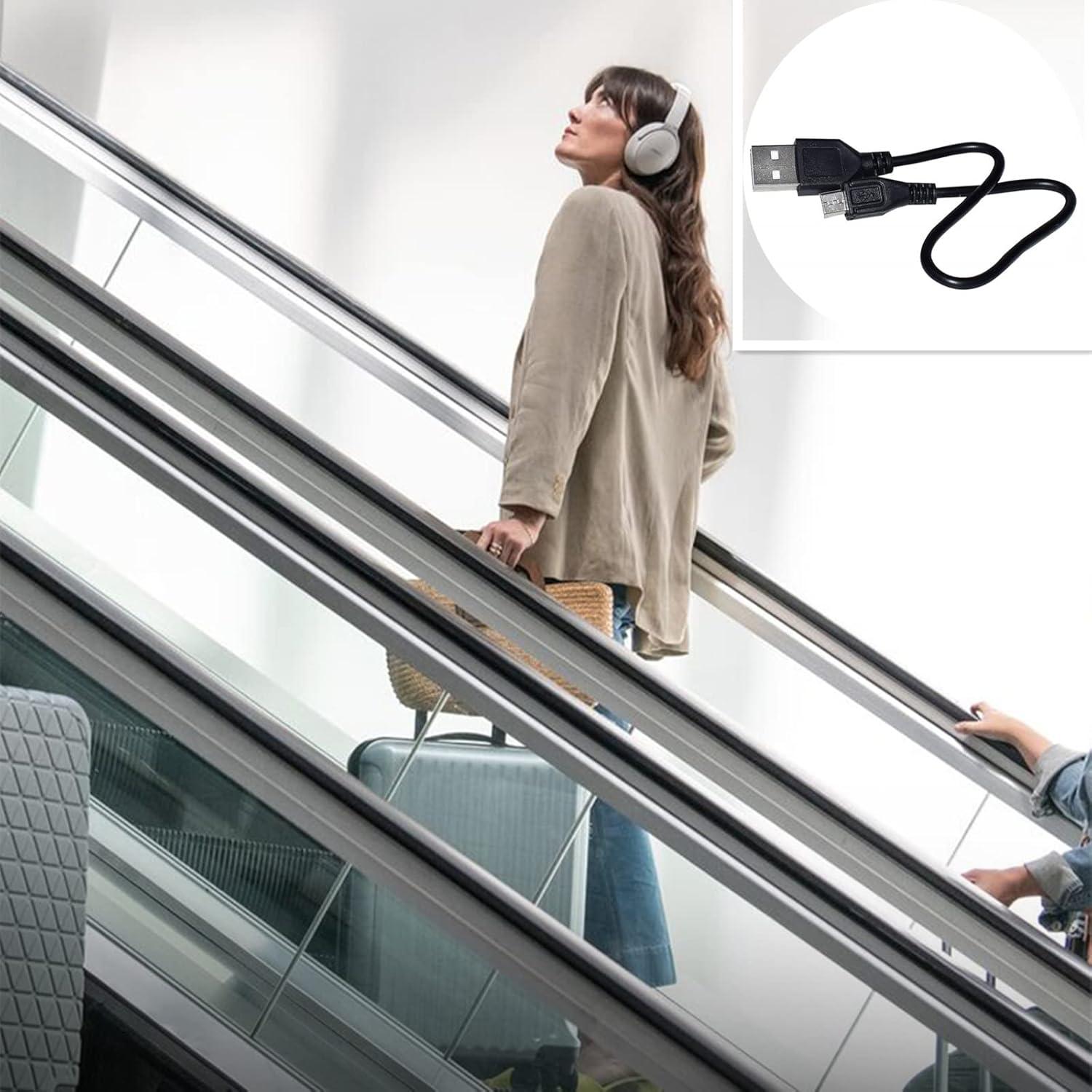 Cable de Carga USB a Micro USB Saipomor 20cm Negro