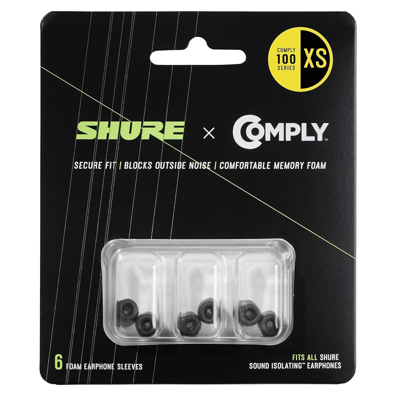 Mangas de Espuma Comply Shure EACYF1-6XS Extra Pequeñas