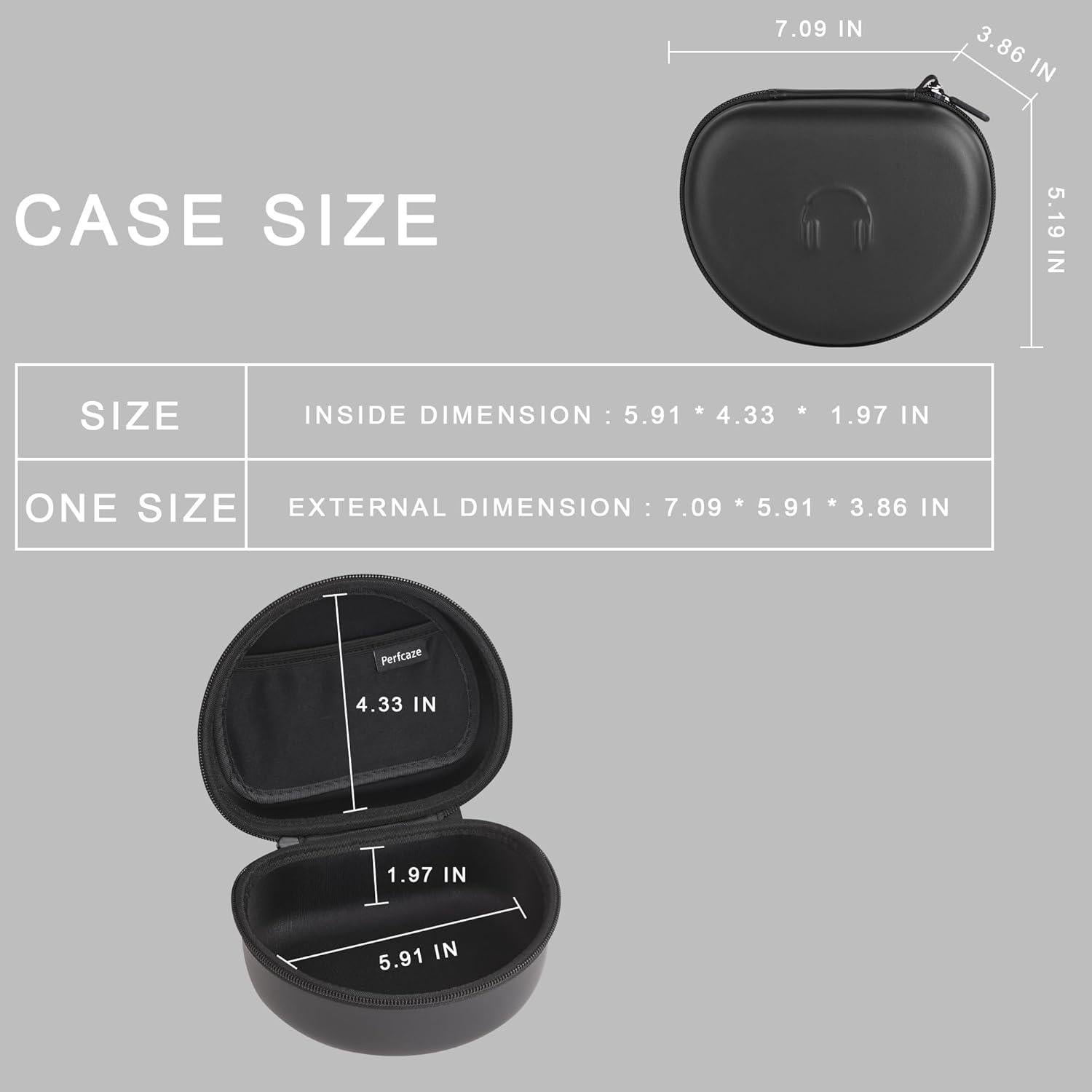 Funda de Almacenamiento para Auriculares Skullcandy Crusher Evo ANC 2 - Dura y Portátil