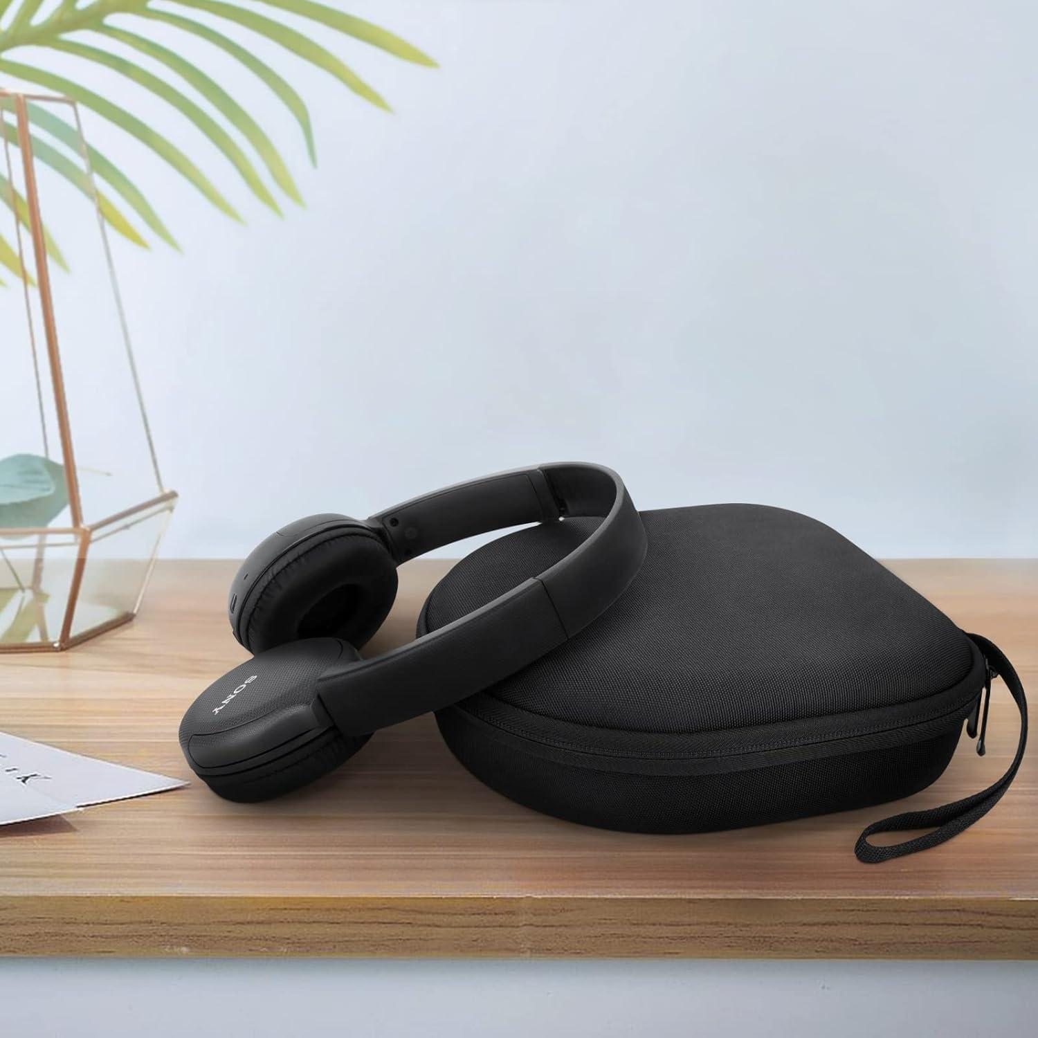 Funda Dura para Auriculares Sony WH-CH510 y JBL Tune 510BT - Negra