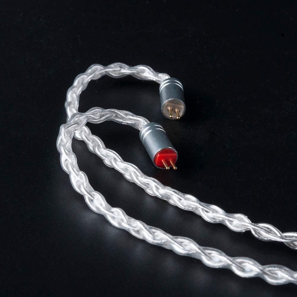 Cable de Auriculares FEDAI 2 Pines 2.5mm Baño de Plata 1.2m