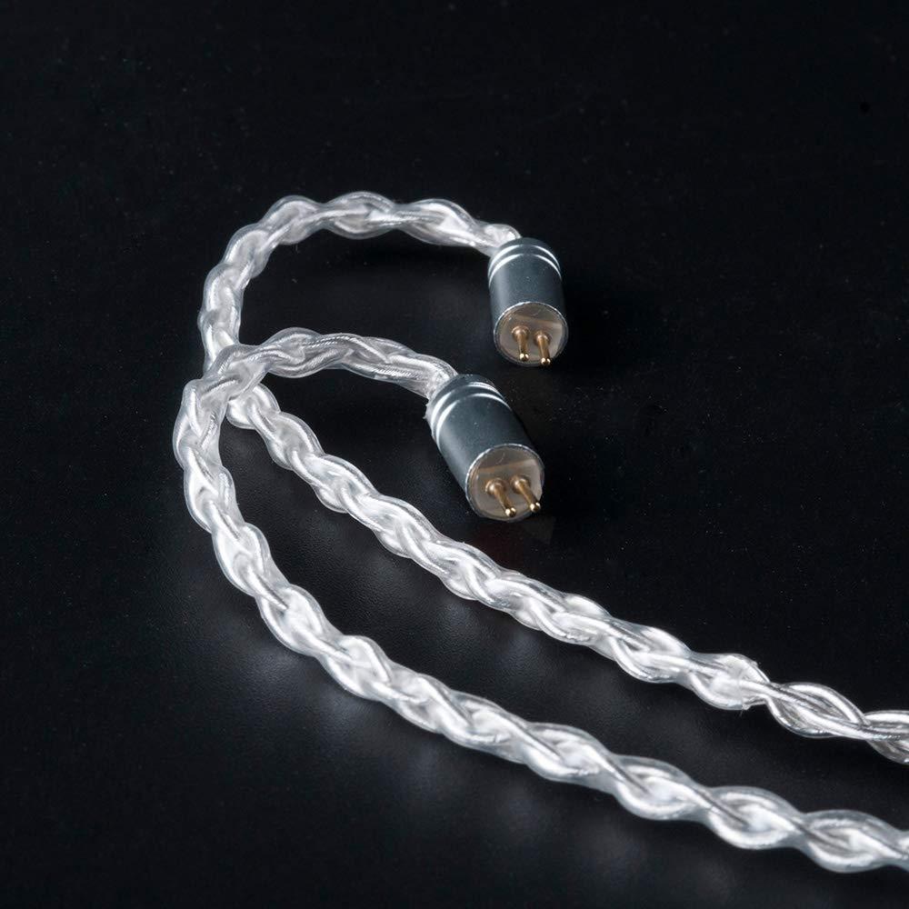 Cable de Auriculares FEDAI 2 Pines 2.5mm Baño de Plata 1.2m