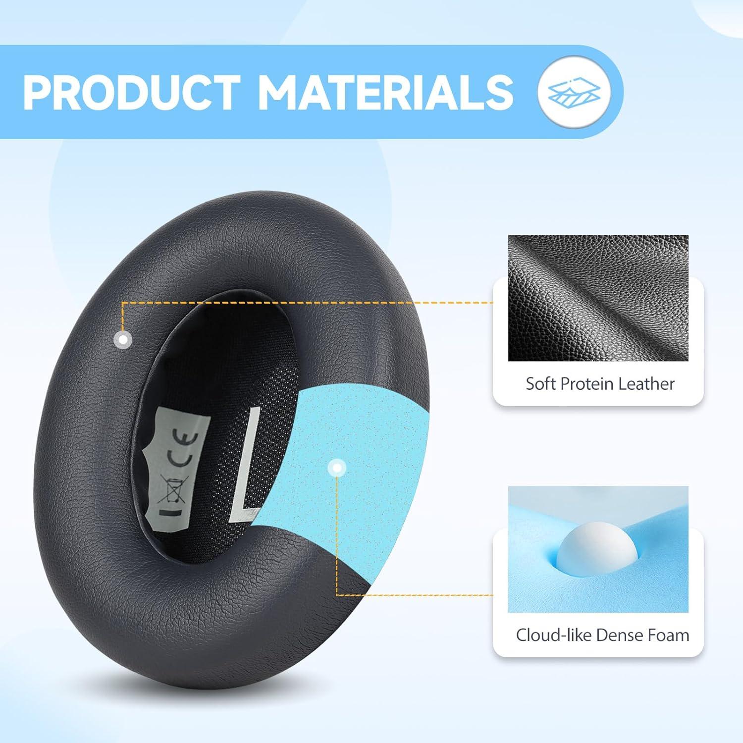 Almohadillas de Repuesto Bose 700 - Cuero Suave y Espuma