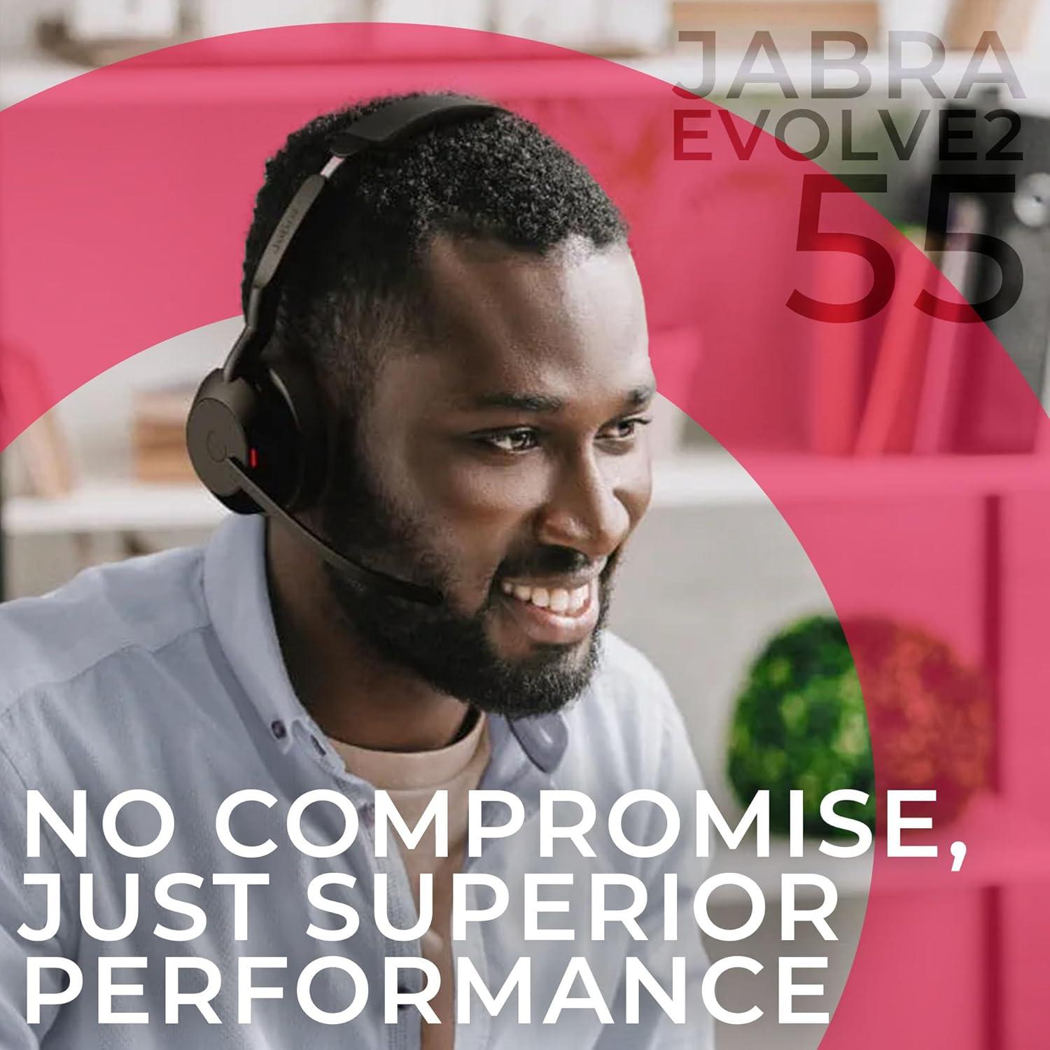 Auricular Bluetooth Jabra Evolve2 55 MS Mono con ANC