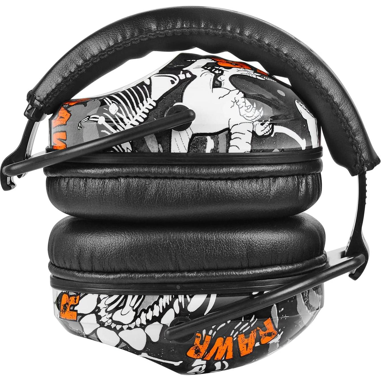 Auriculares de Protección Auditiva para Niños HZ015 - Dinosaurio Negro