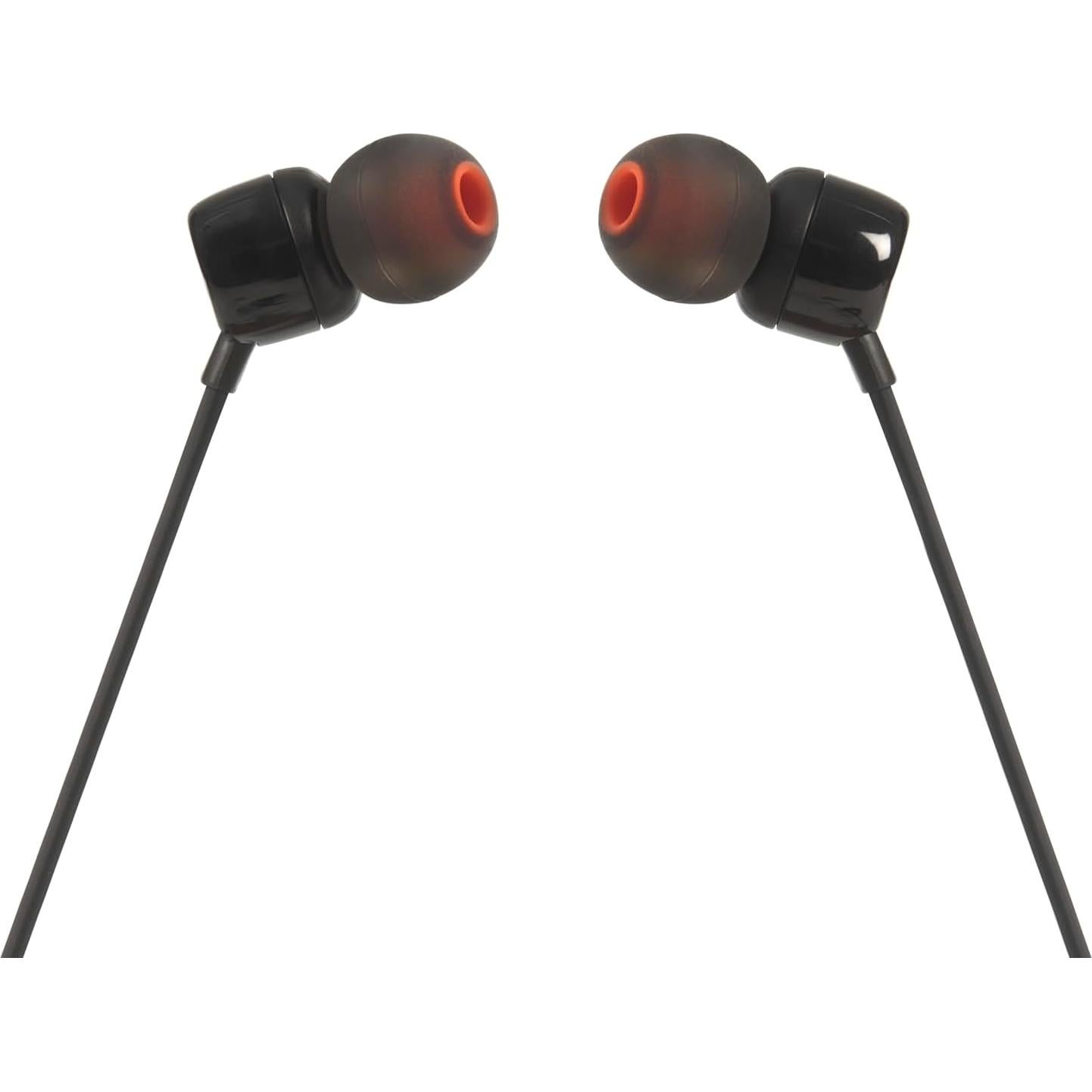 Auriculares In-Ear JBL Tune 110 con Sonido Pure Bass - Negro
