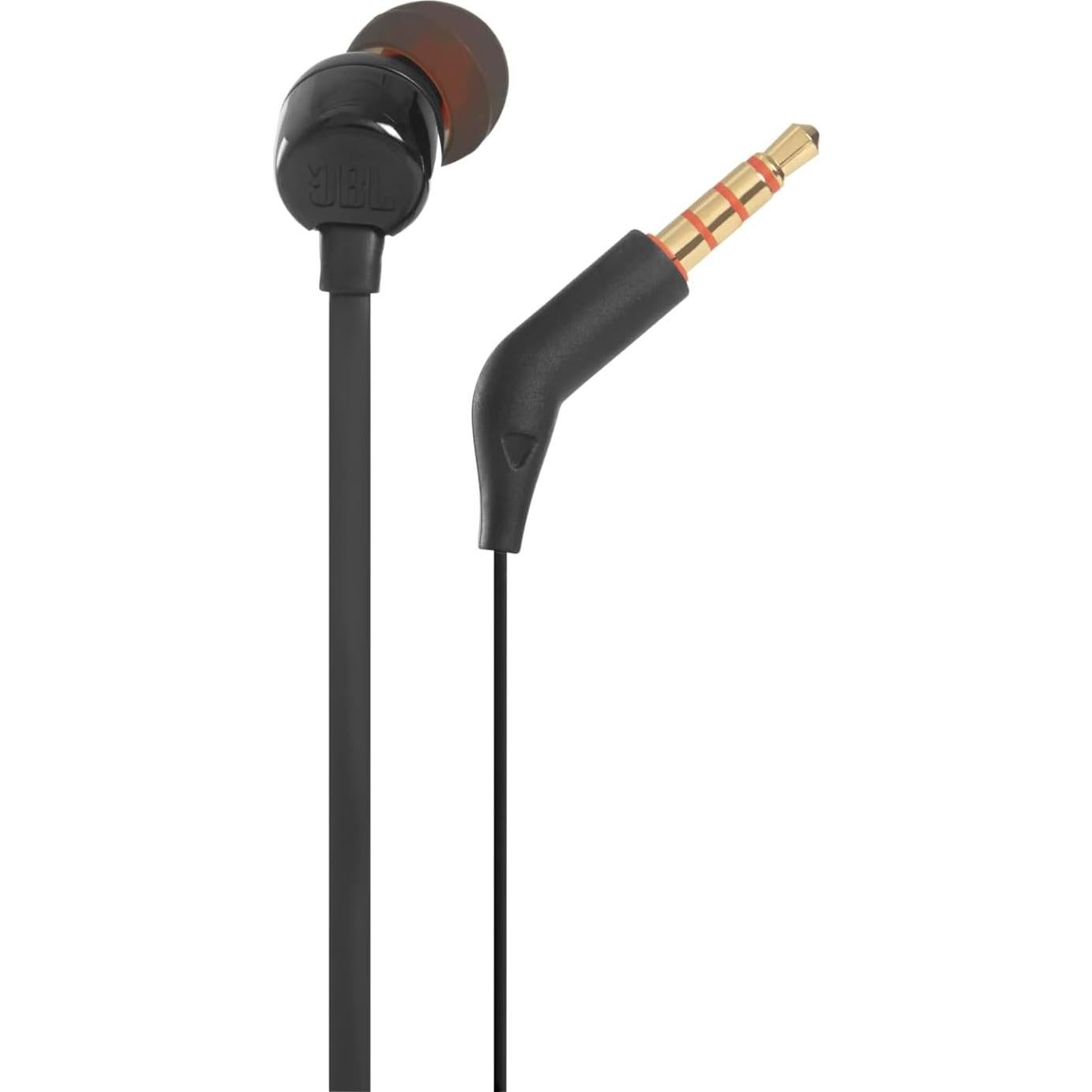 Auriculares In-Ear JBL Tune 110 con Sonido Pure Bass - Negro
