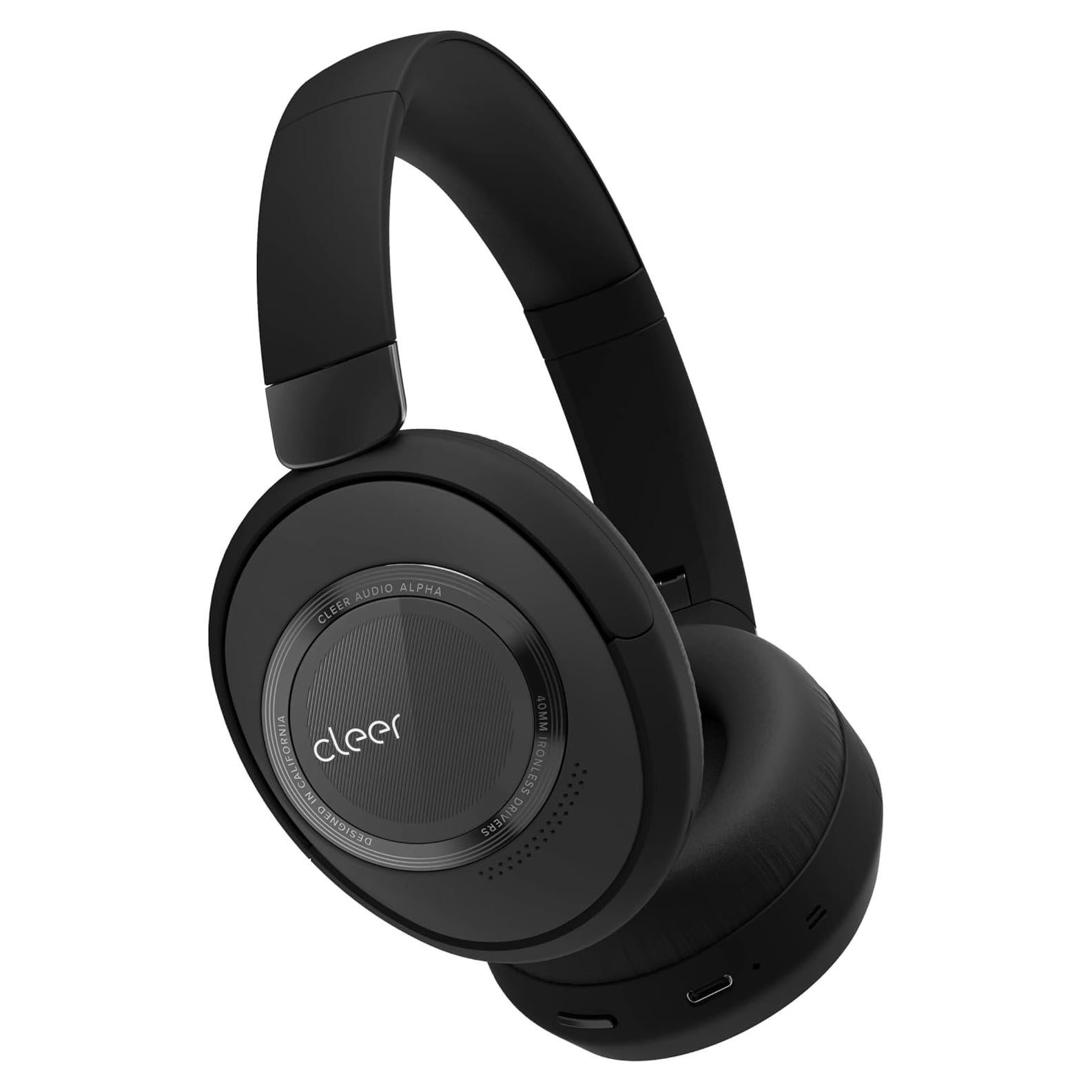 Auriculares Bluetooth Cleer Audio Alpha ANC 35h Negro