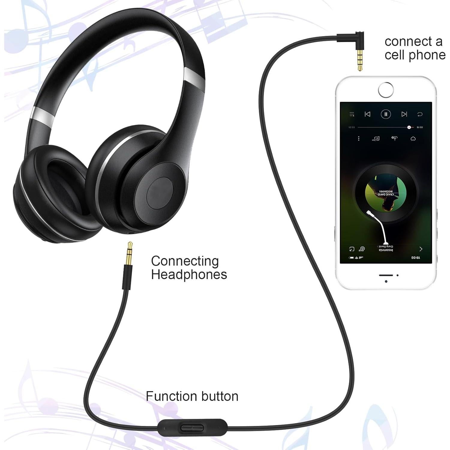 Cable de Audio Alitutumao 1.4m con Micrófono para Beats