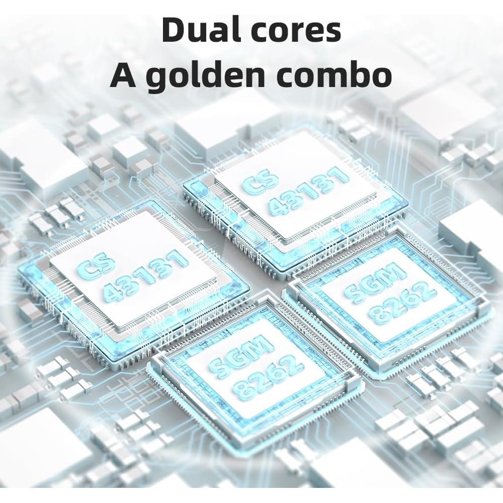 Adaptador DAC Portátil FiiO KA13 USB-C 3.5mm y 4.4mm 550mW
