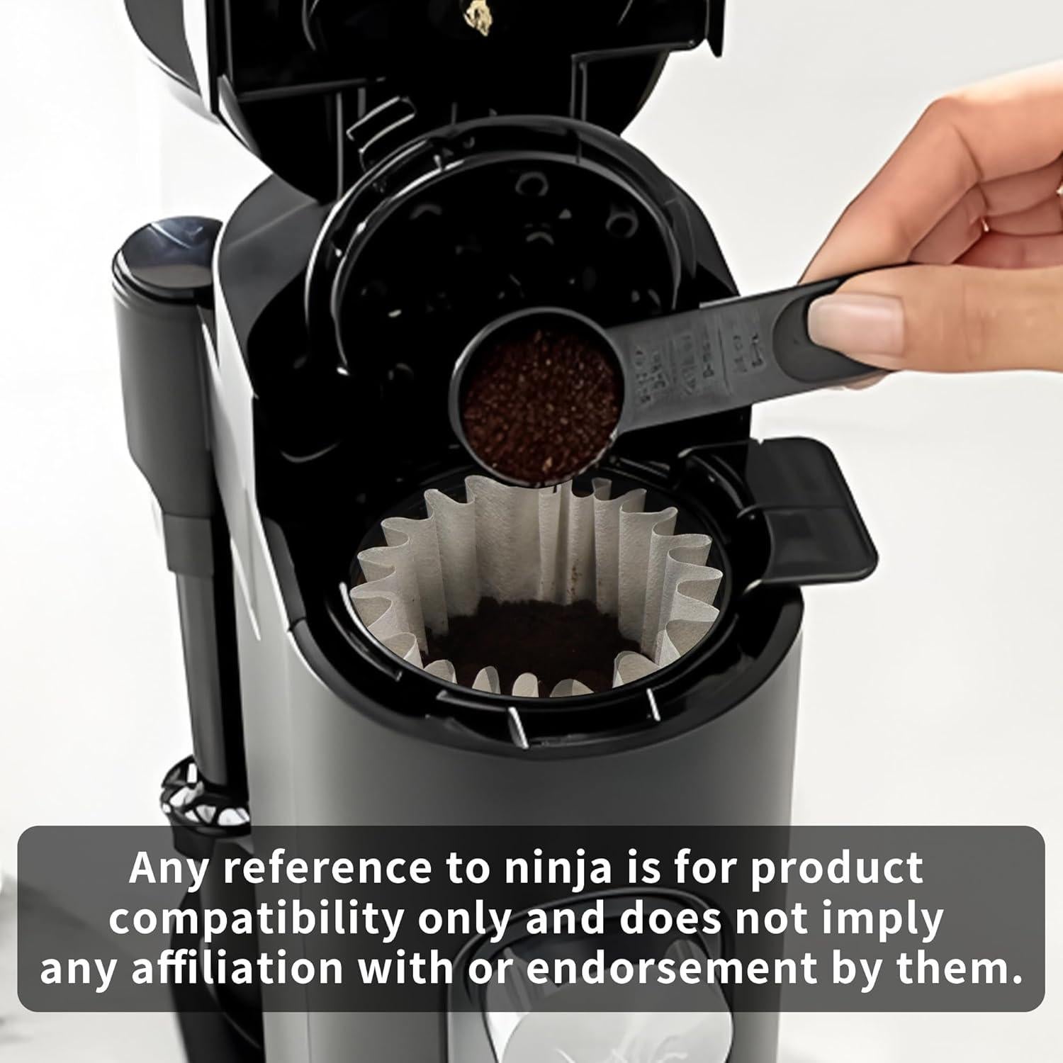 Filtros de papel desechables Brikinte para café Ninja 100 piezas