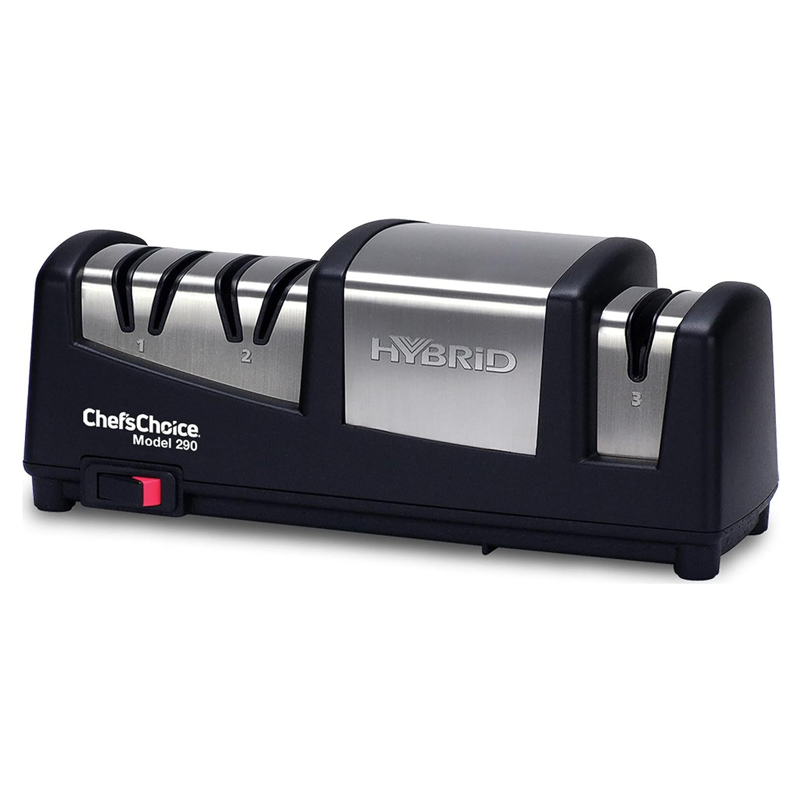 Afilador de cuchillos Chef's Choice 290 híbrido 3 etapas negro