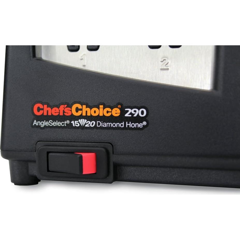 Afilador de cuchillos Chef's Choice 290 híbrido 3 etapas negro