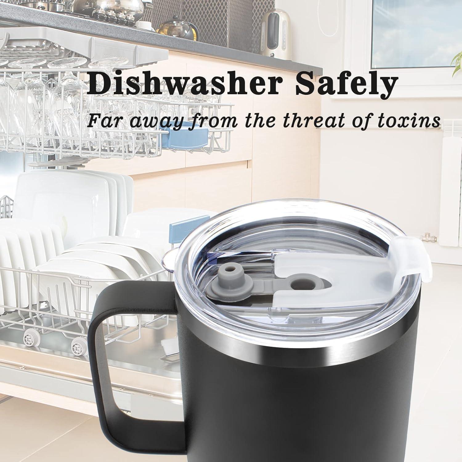 Taza Aislada Sursip 24 oz Acero Inoxidable Doble Pared Negro