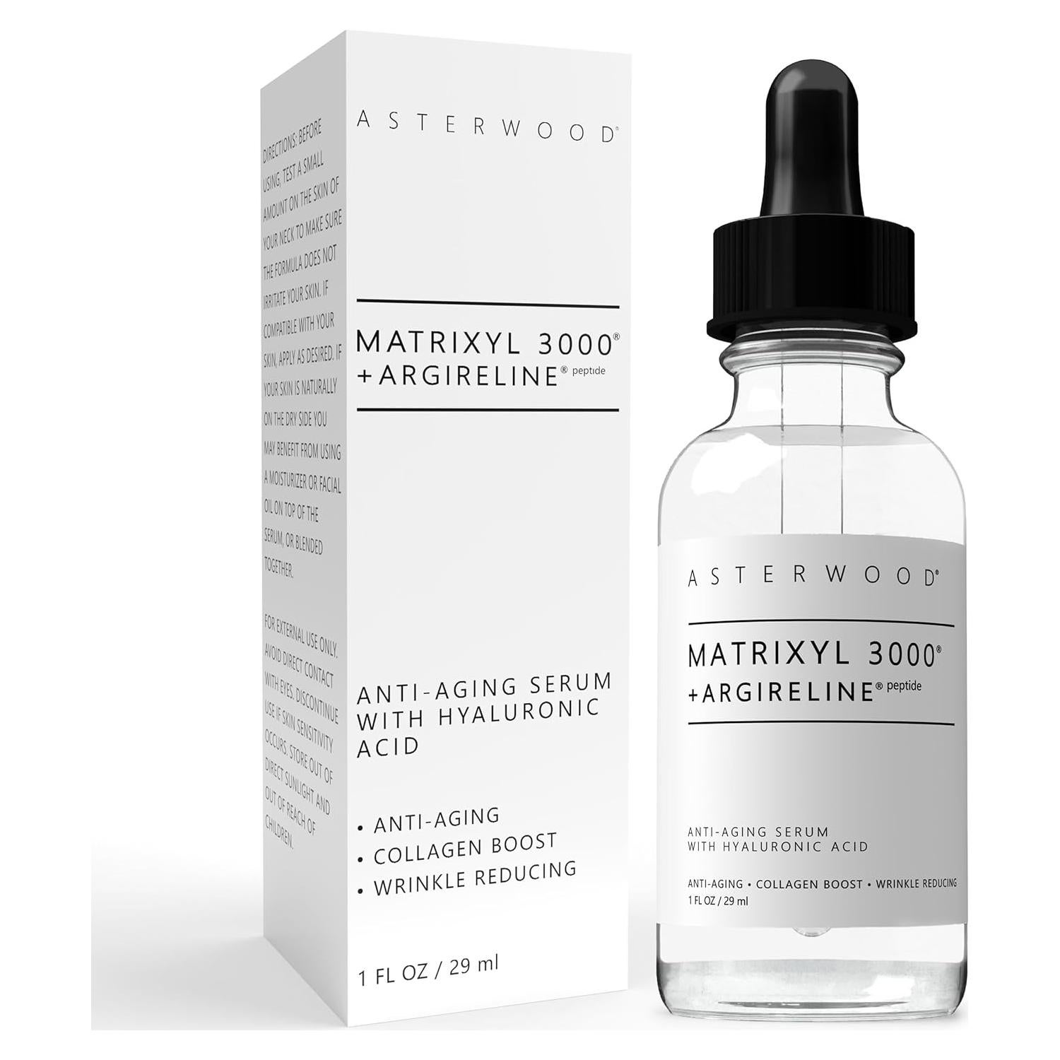 Suero Asterwood Matrixyl 3000 + Argireline 29.57 ml - Antienvejecimiento