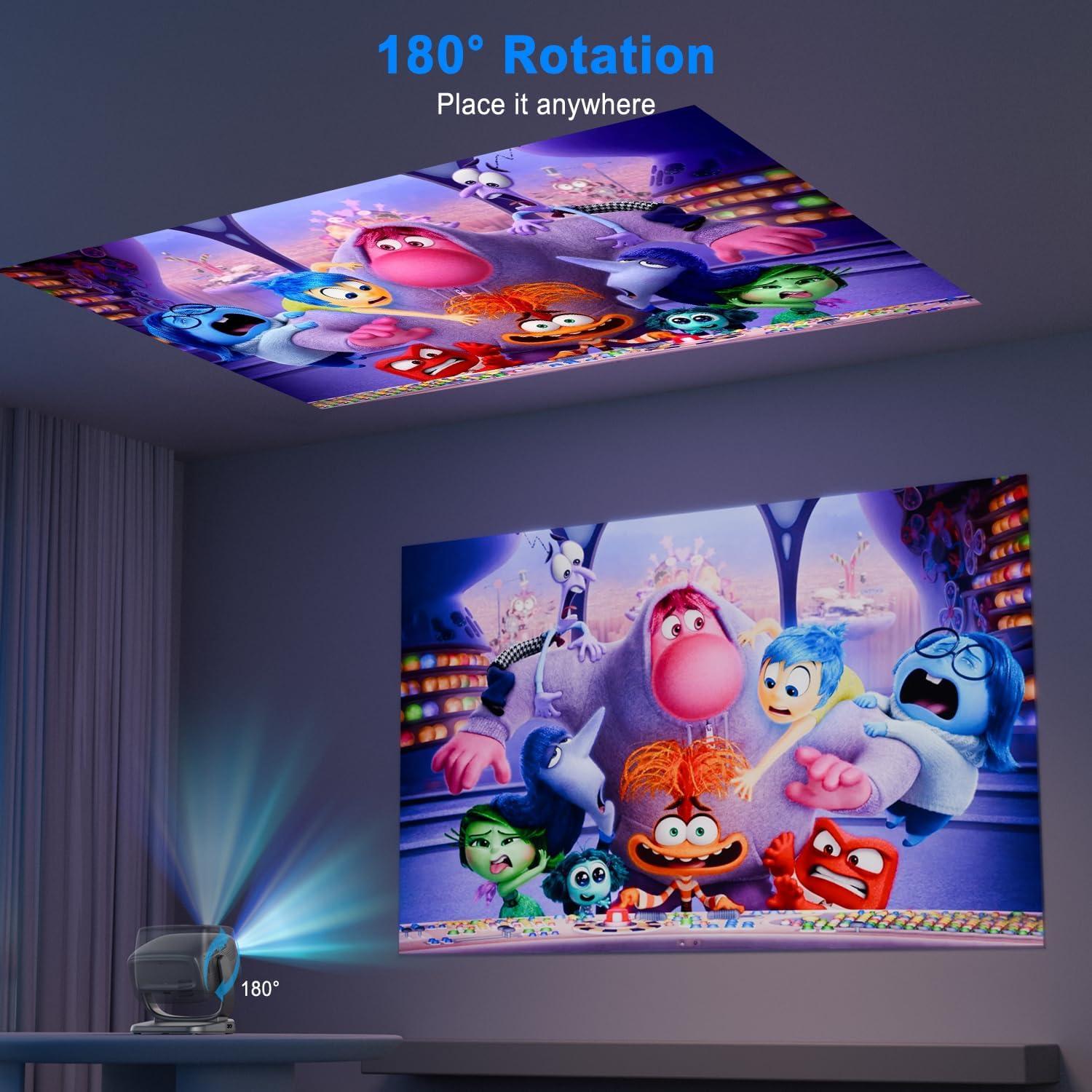 Proyector Mini 4K Weejector R2CT Portátil FHD 1080P WiFi 6