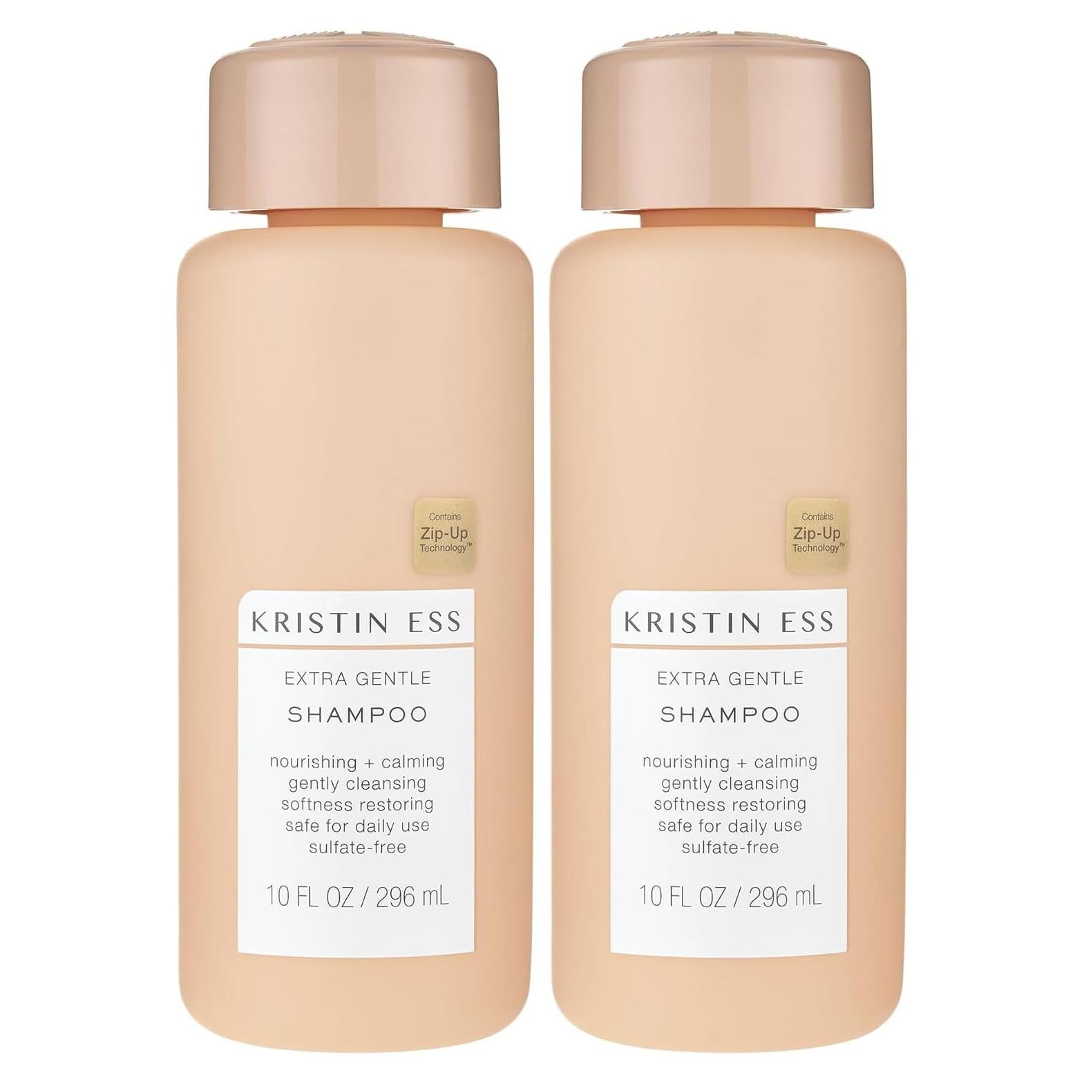 Champú Extra Suave Kristin Ess 295 ml x 2 - Vegano, Sin Sulfatos