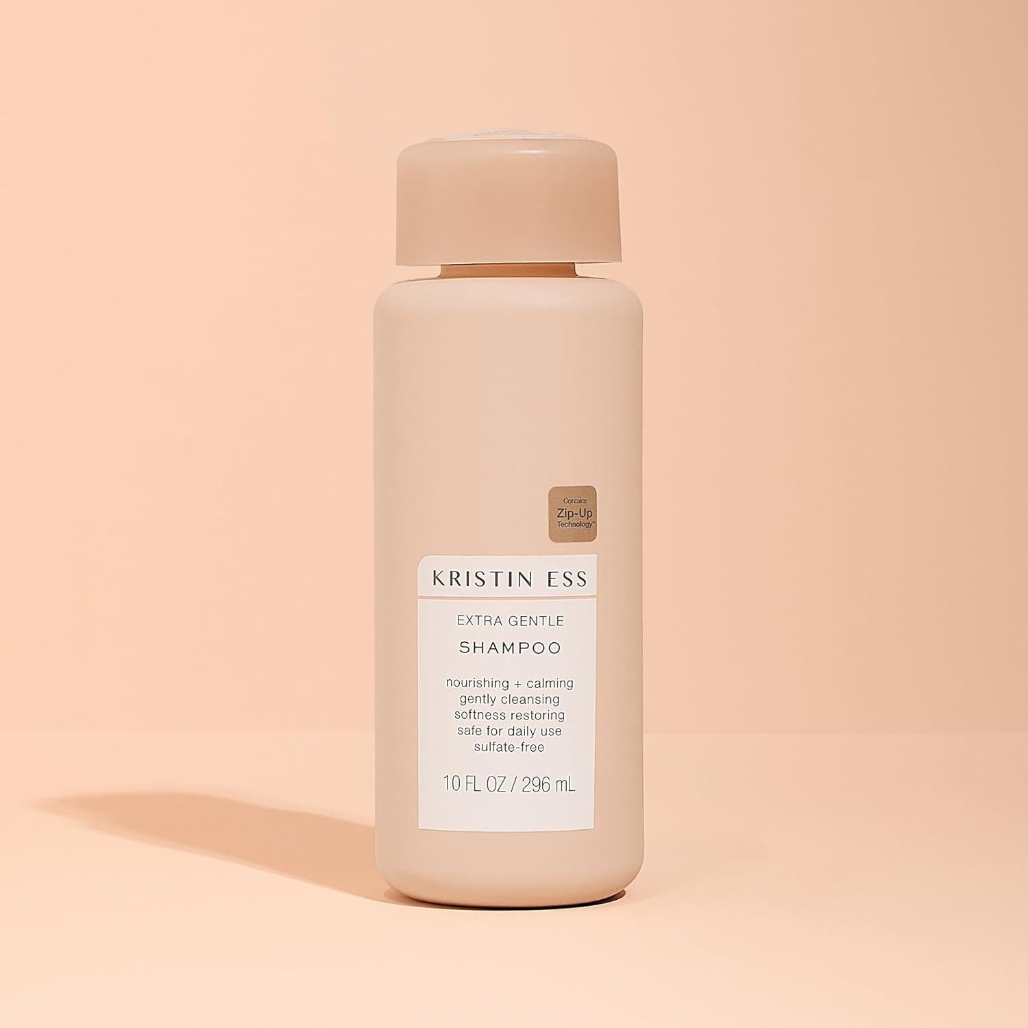 Champú Extra Suave Kristin Ess 295 ml x 2 - Vegano, Sin Sulfatos