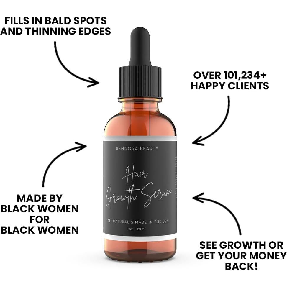 Suero de Crecimiento Capilar Rennora 30 ml - Sin Químicos