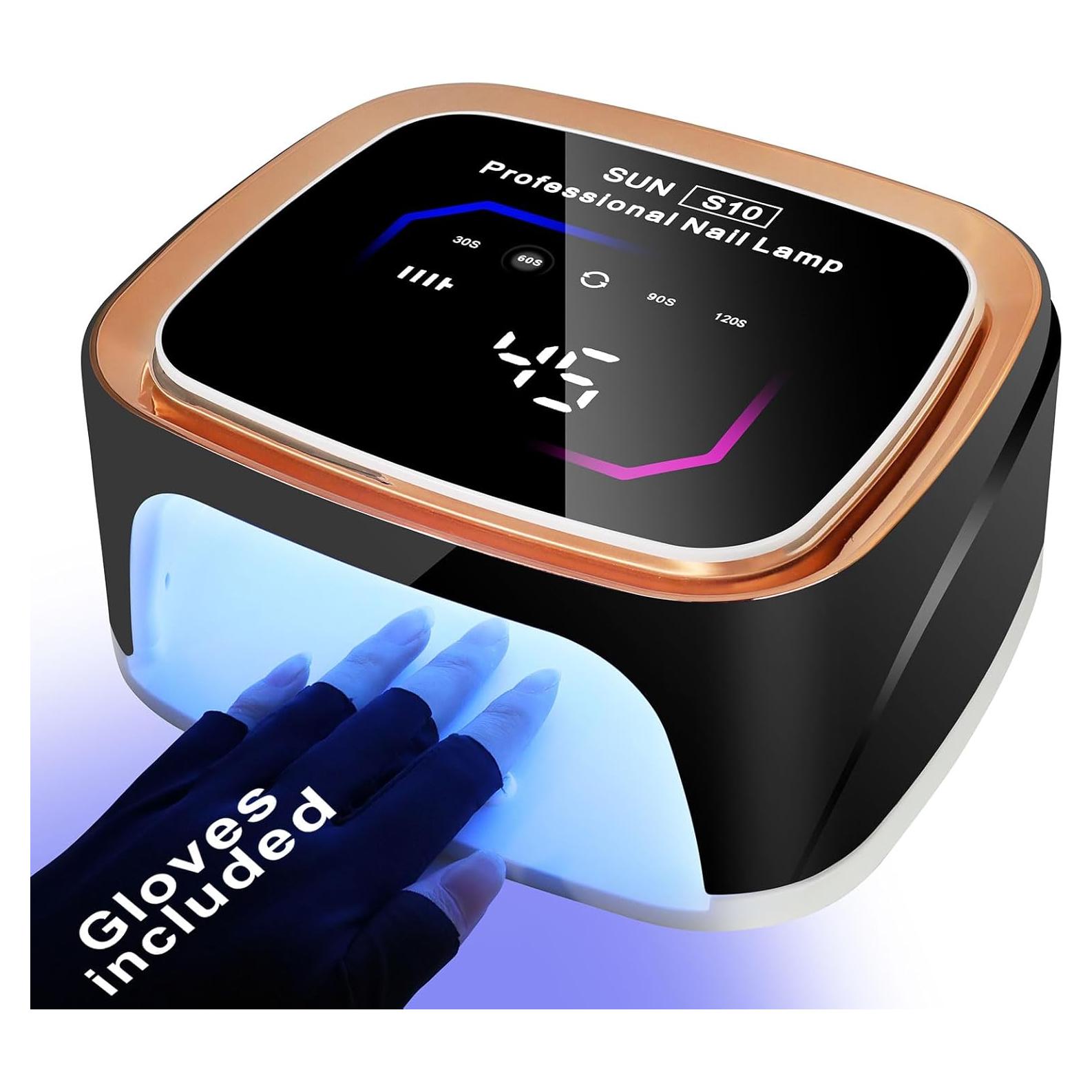 Lámpara de Uñas Inalámbrica LimeGirl S10 LED UV 36W Negra