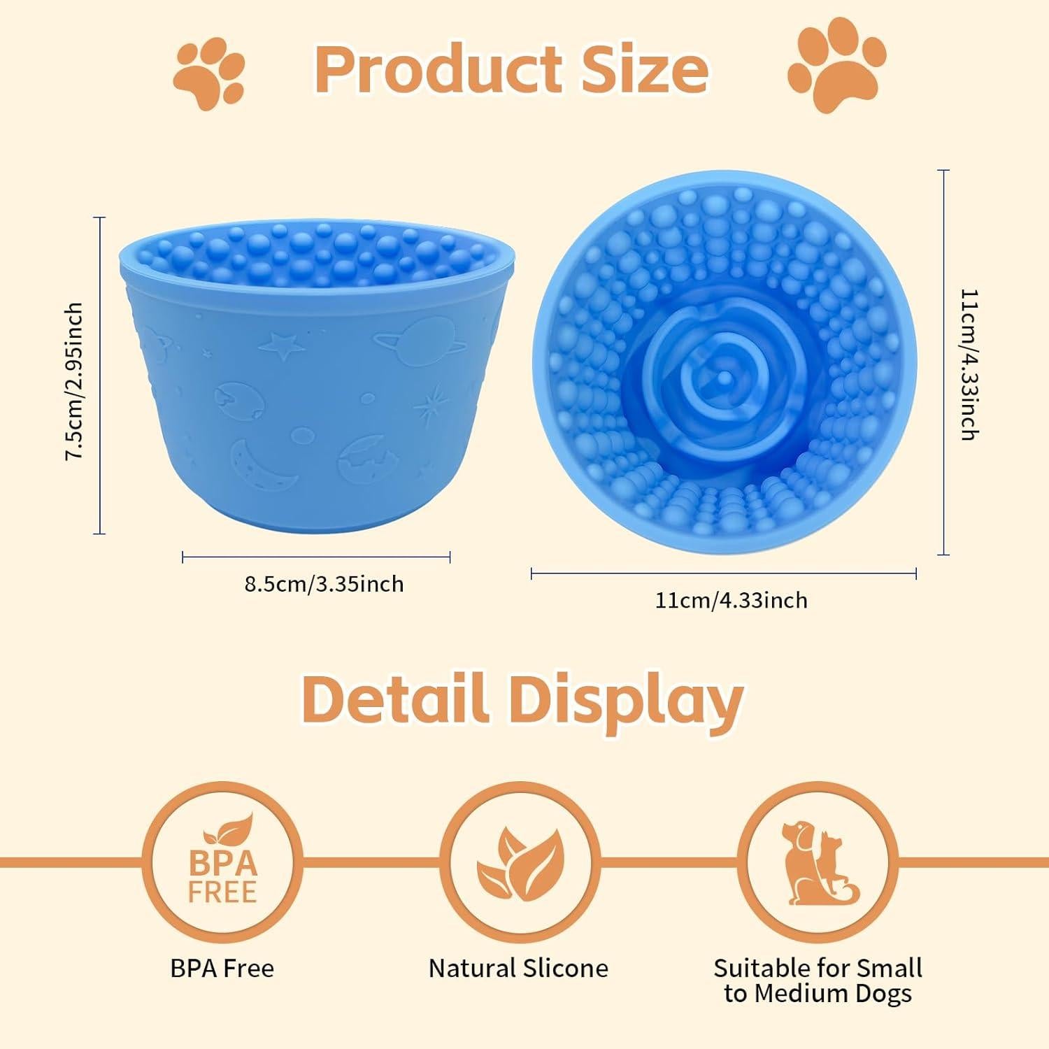 Cuenco de Silicona Antideslizante para Perros SmartTail 10.9cm