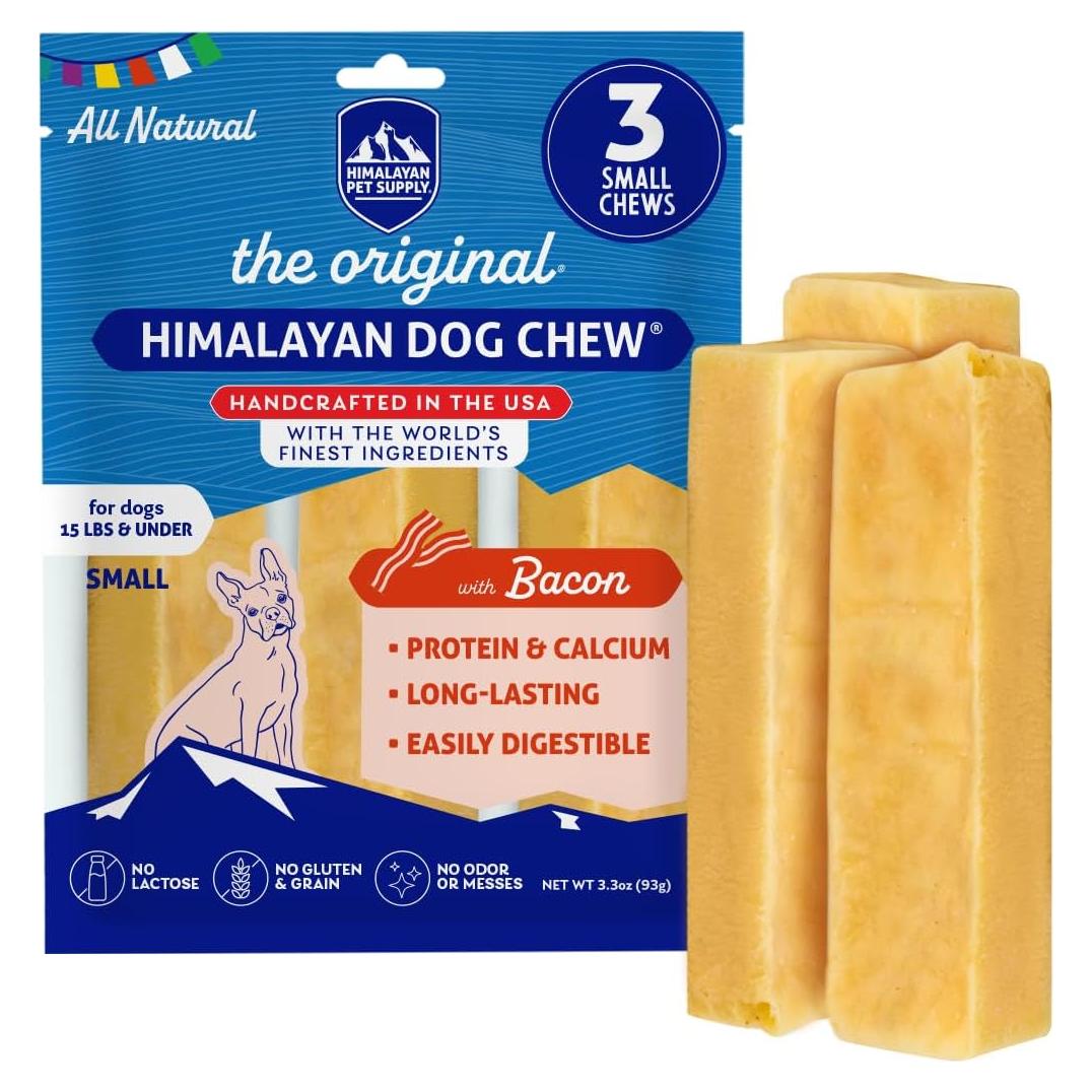 Masticables de Queso de Yak Himalayo con Sabor a Tocino - 3 Unidades