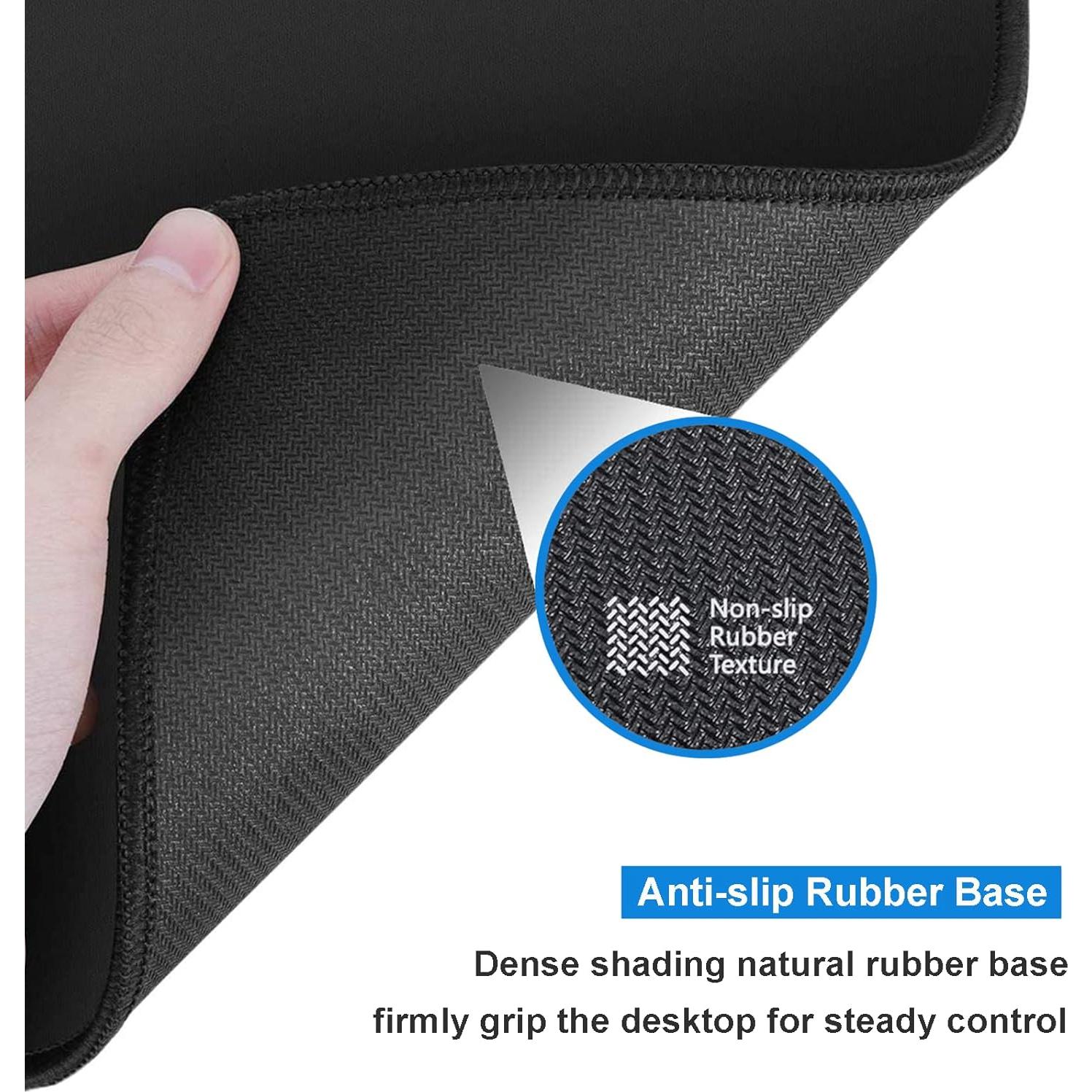 Alfombrilla de Ratón XXL Jasuine 80x40 cm Antideslizante