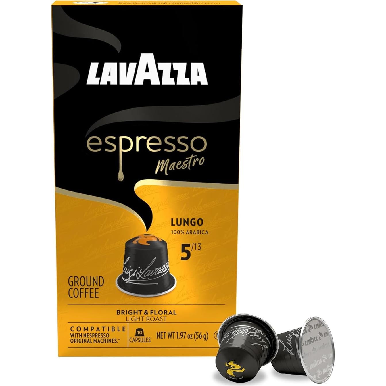 Cápsulas de Café Lavazza Avvolgente Lungo 60 Unidades