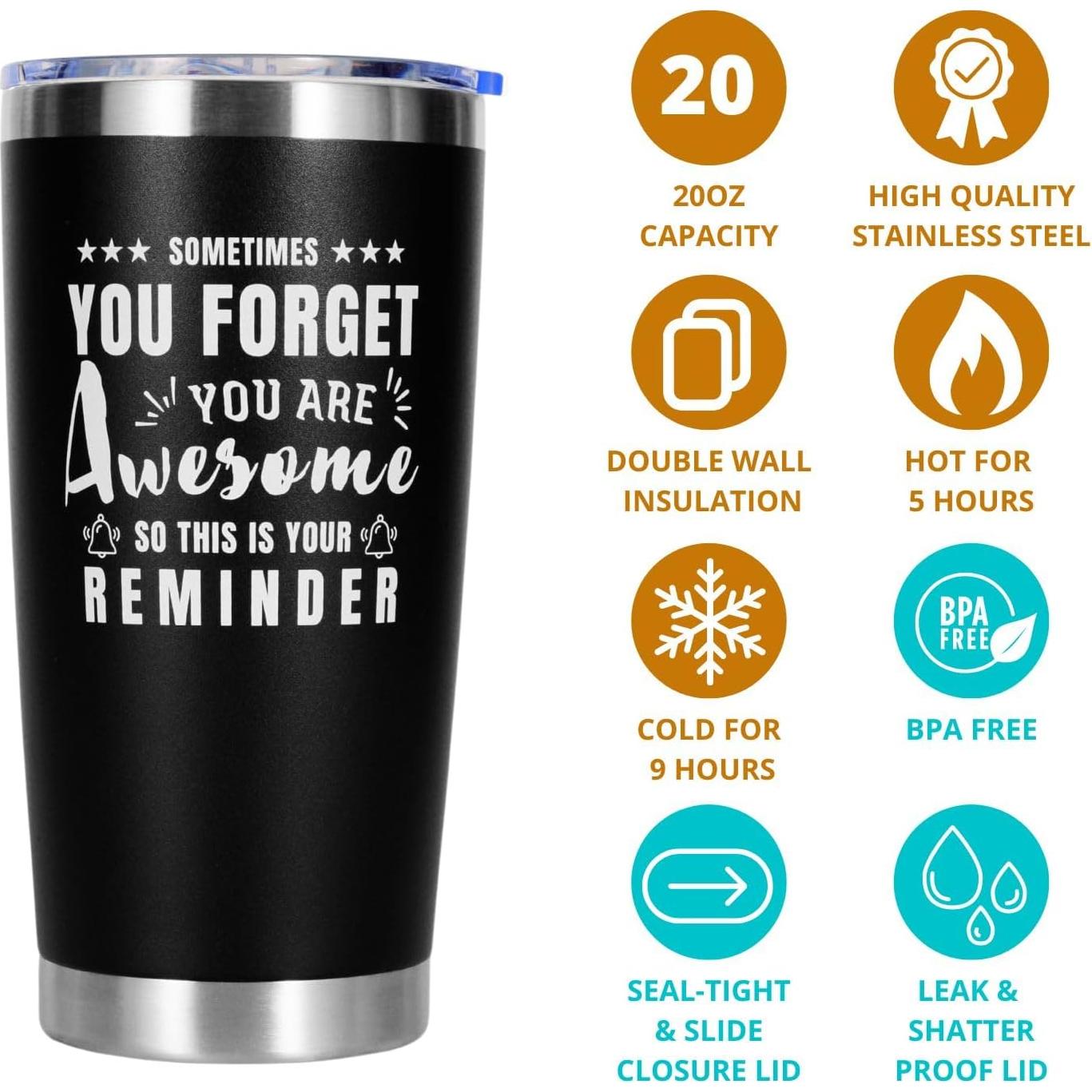 Cesta de Regalos para Hombres VTIVE - Set 6 Piezas con Taza 20 oz