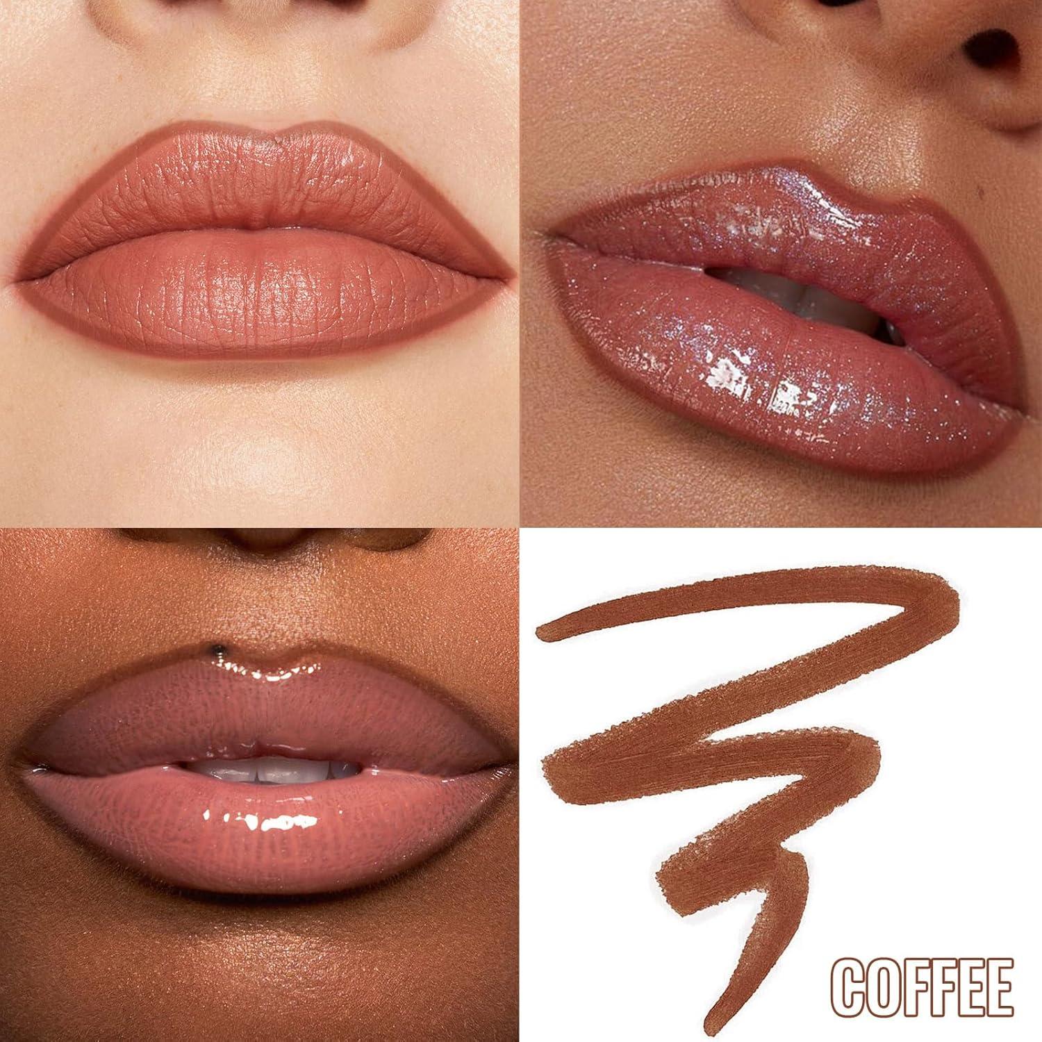 Delineador y Tinte de Labios Vevivia NS822 Café - Larga Duración