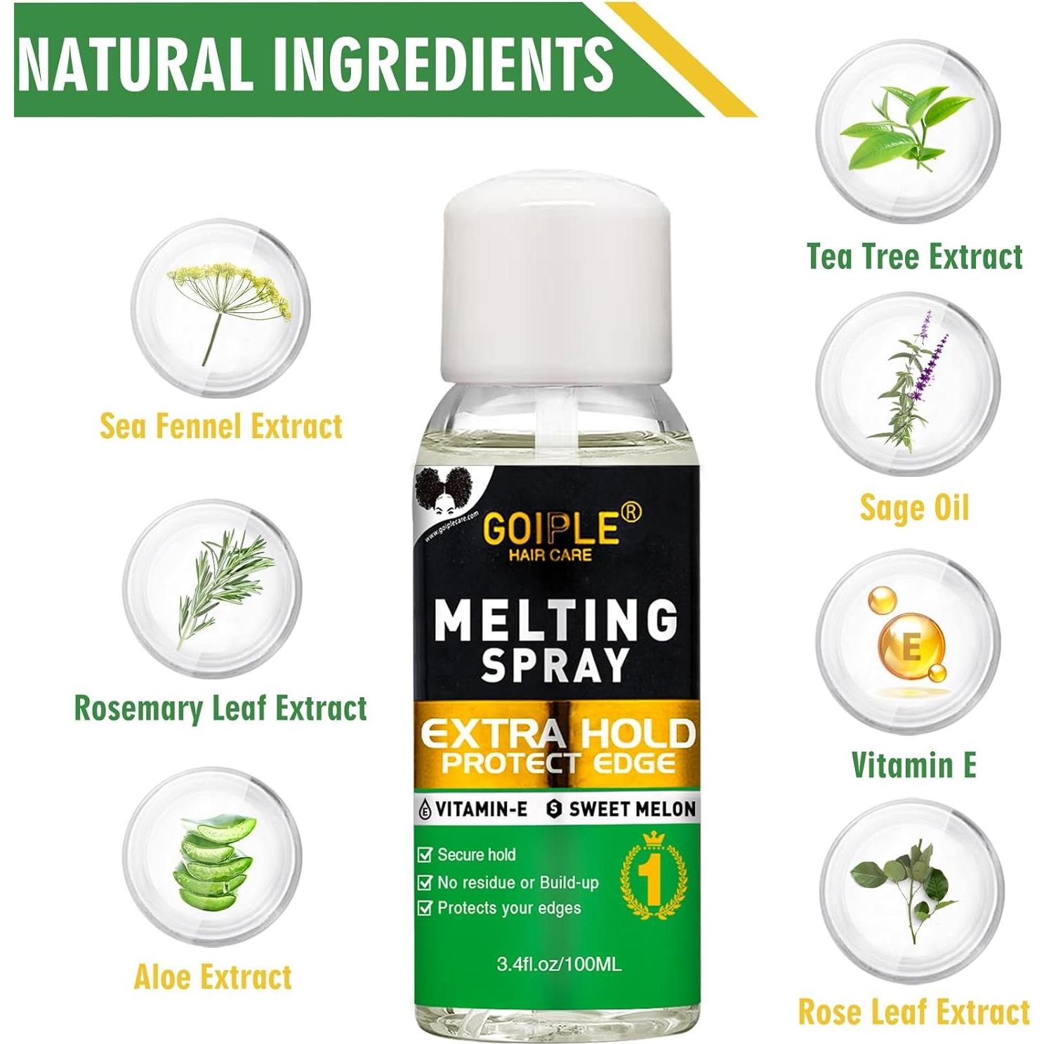 Spray Derretidor de Encaje WOZUTUNT 100ml + Cera 76g + 7 Piezas