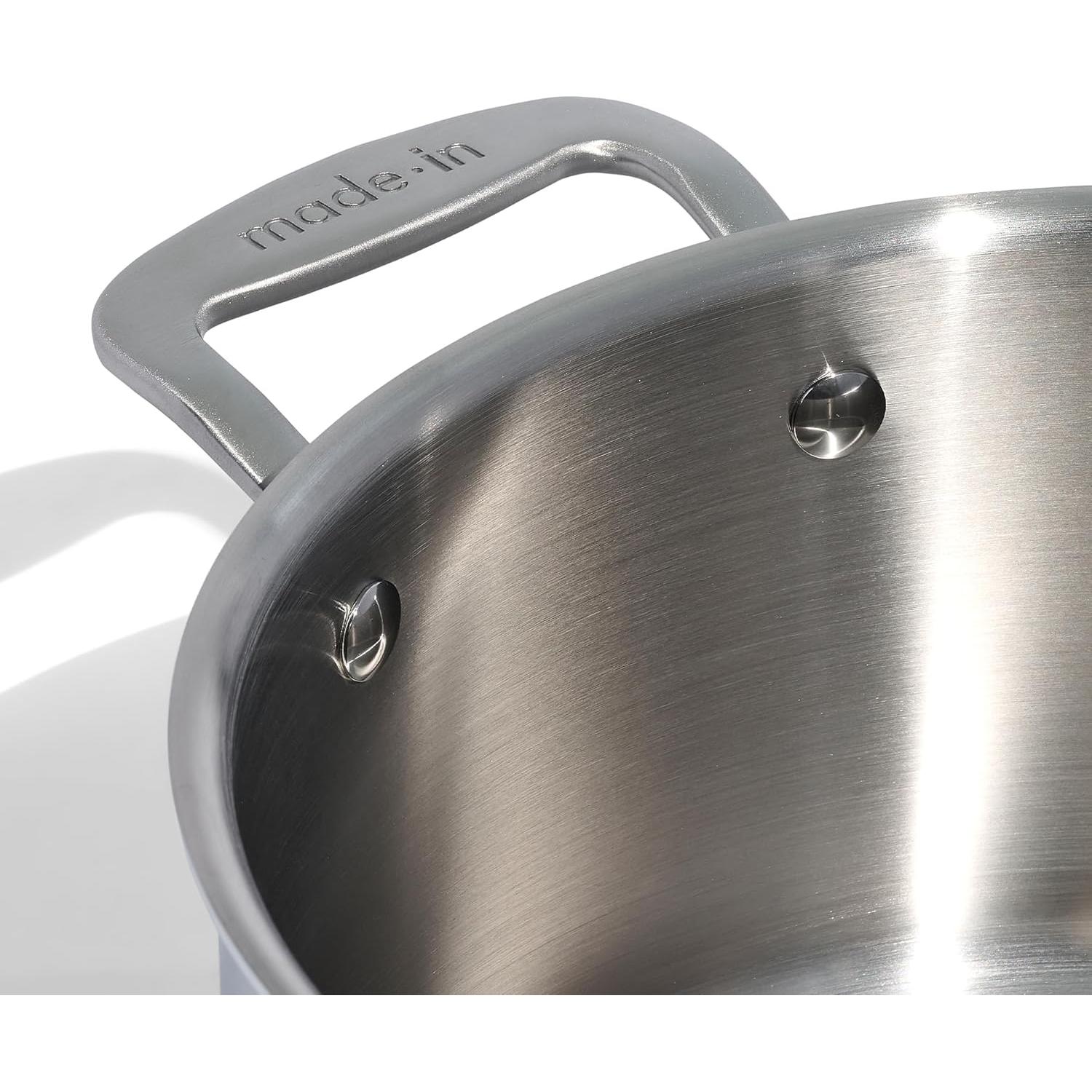 Olla de Acero Inoxidable Made In 6 Cuartos - Profesional