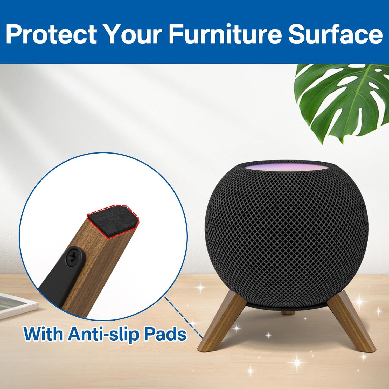 Soporte de Altavoz de Madera Aiweiwa para HomePod Mini