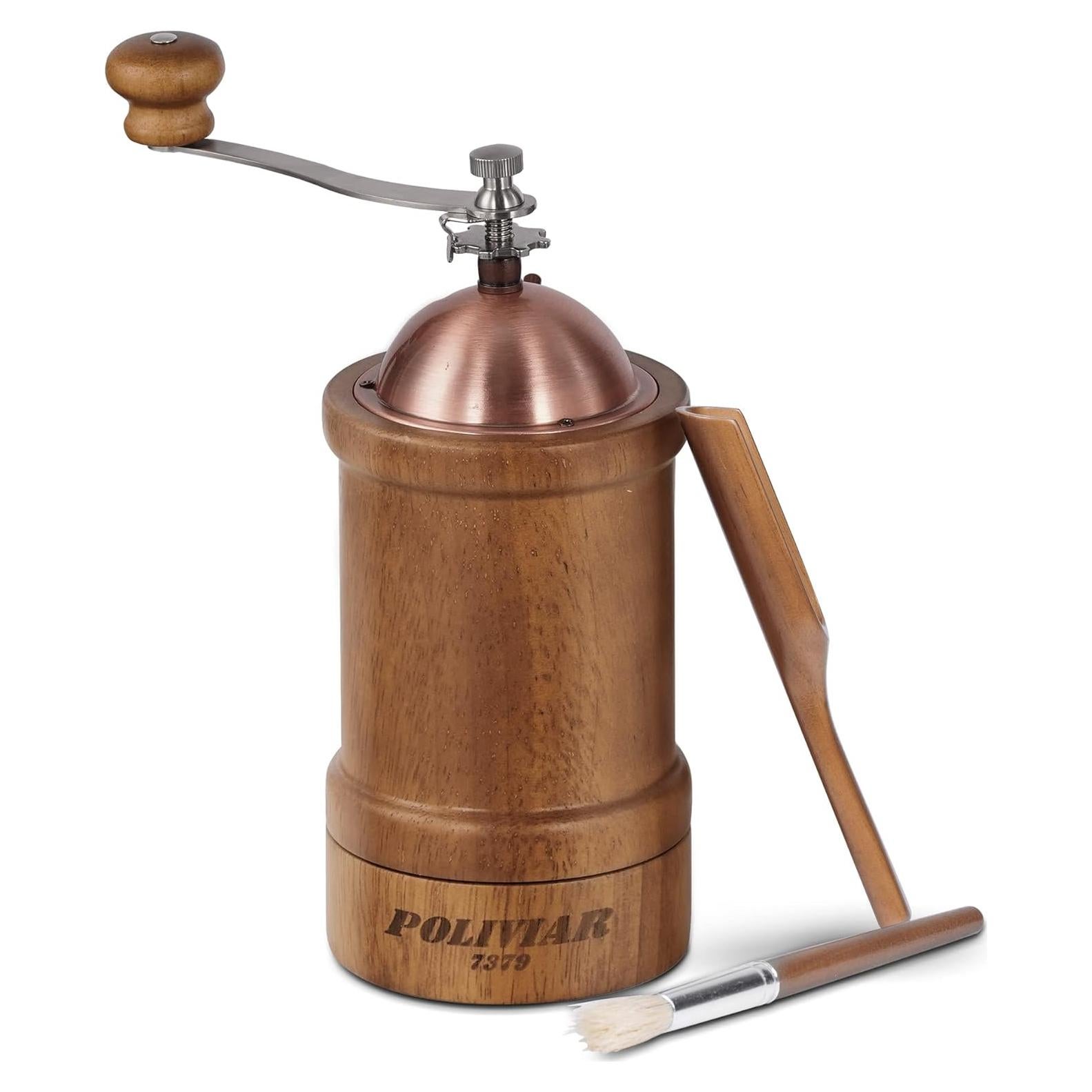 Molinillo de Café Manual POLIVIAR JX2022-CG20 con Muela Cerámica